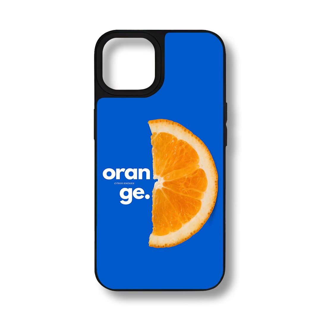 Orange Tamperli Parlak Telefon Kılıfı