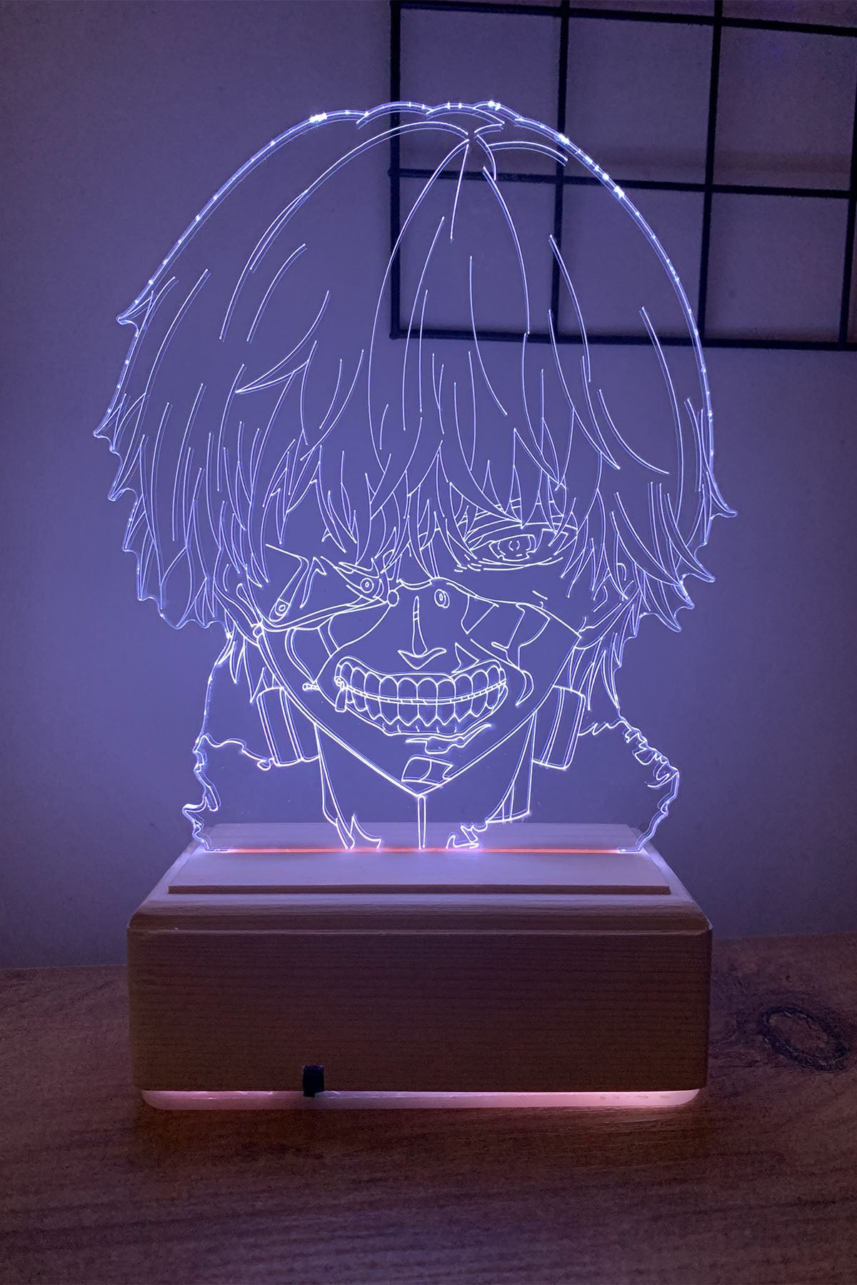 Tokyo Ghoul Ken Kaneki 16 Renk Gece Lambası