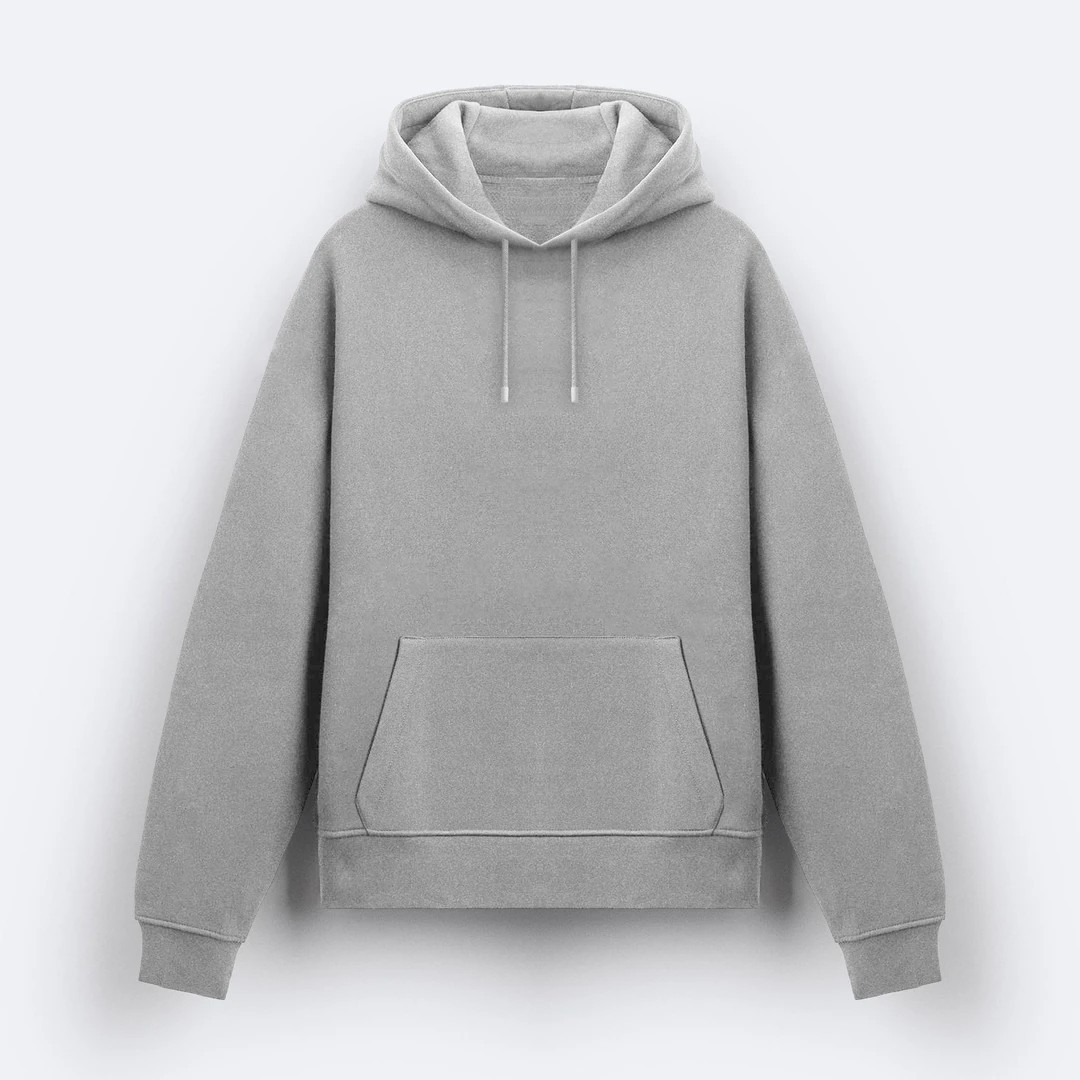 Gri Basic Unisex Hoodie