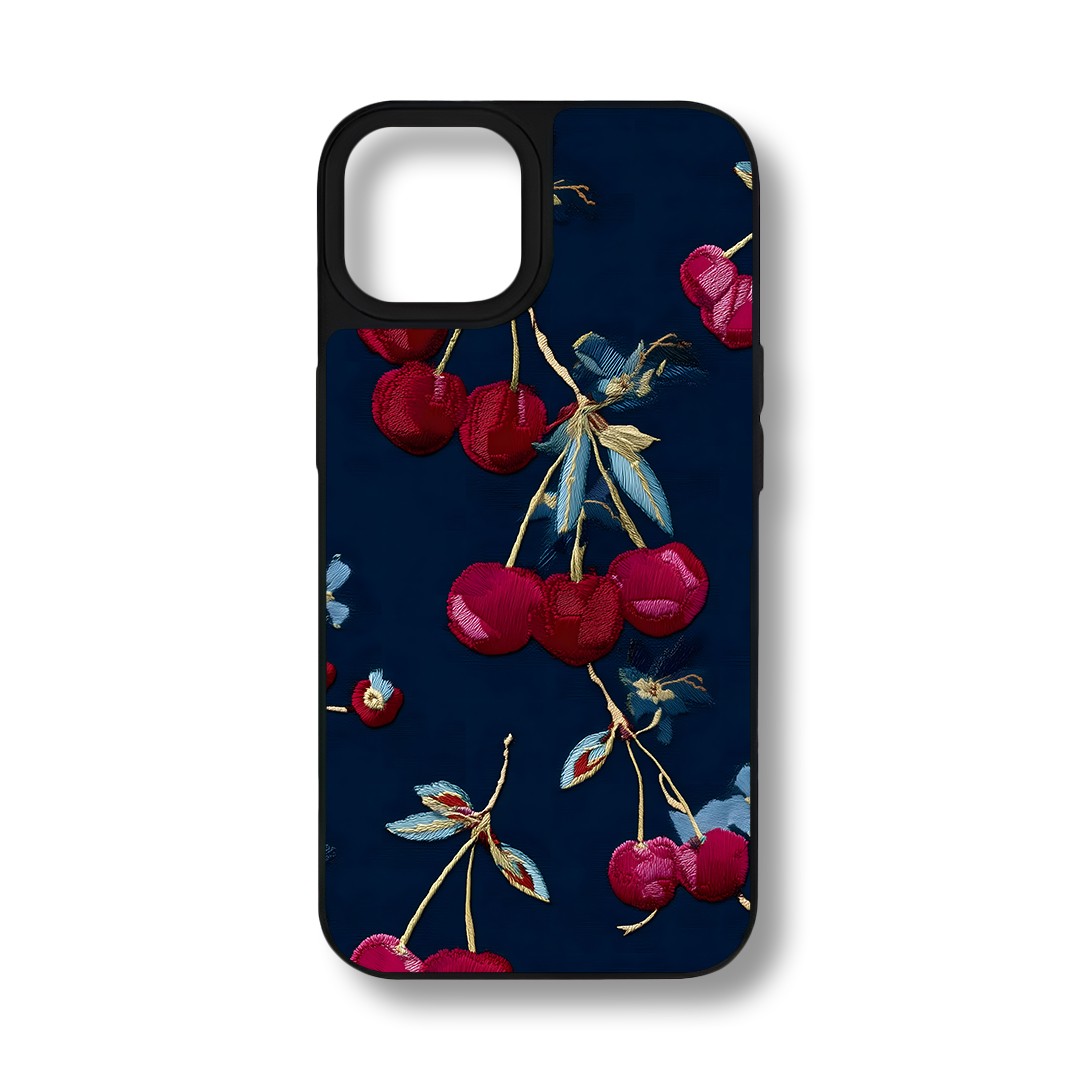 Cherry Tamperli Parlak Telefon Kılıfı