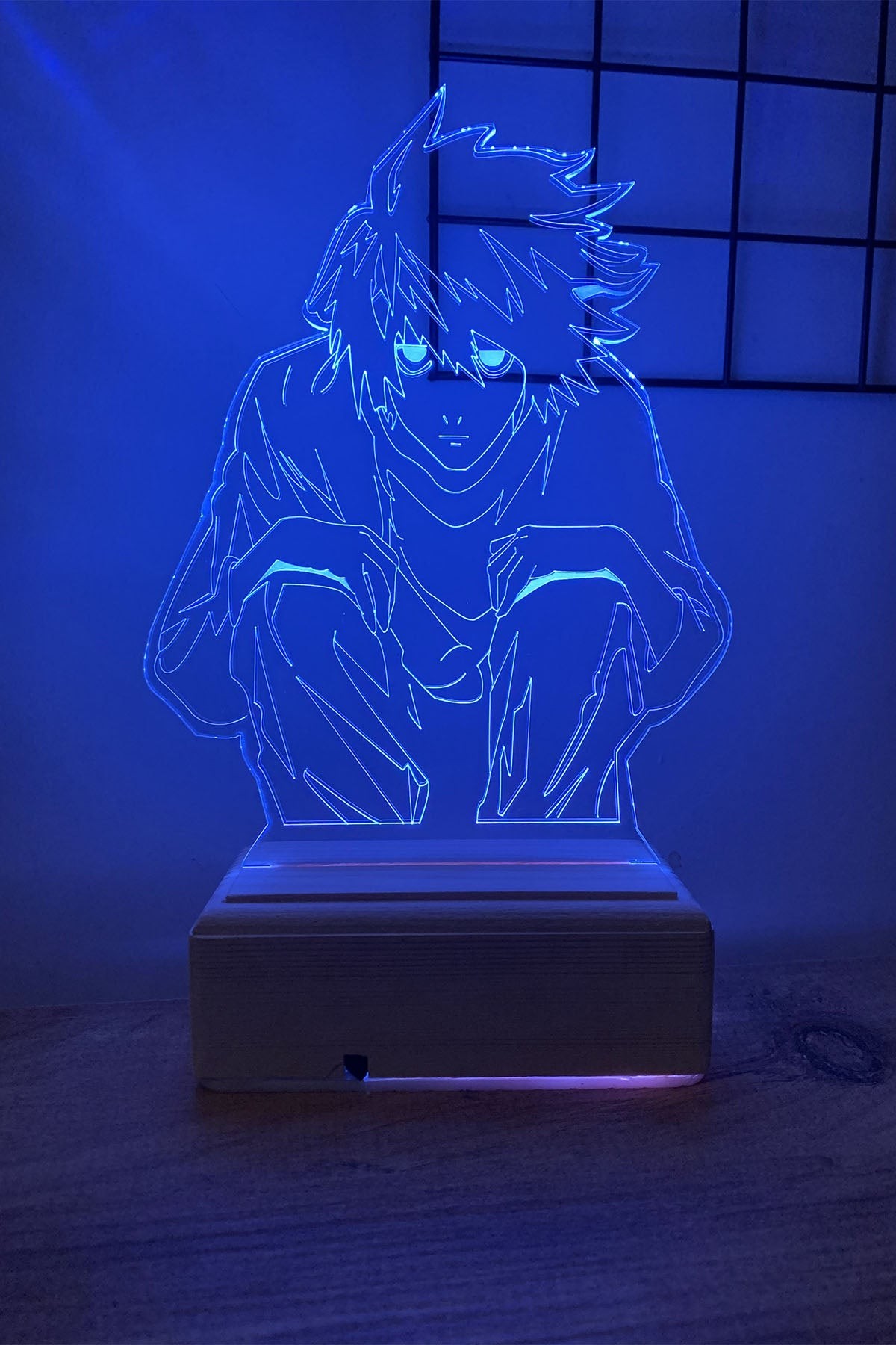 Death Note L 16 Renk Gece Lambası