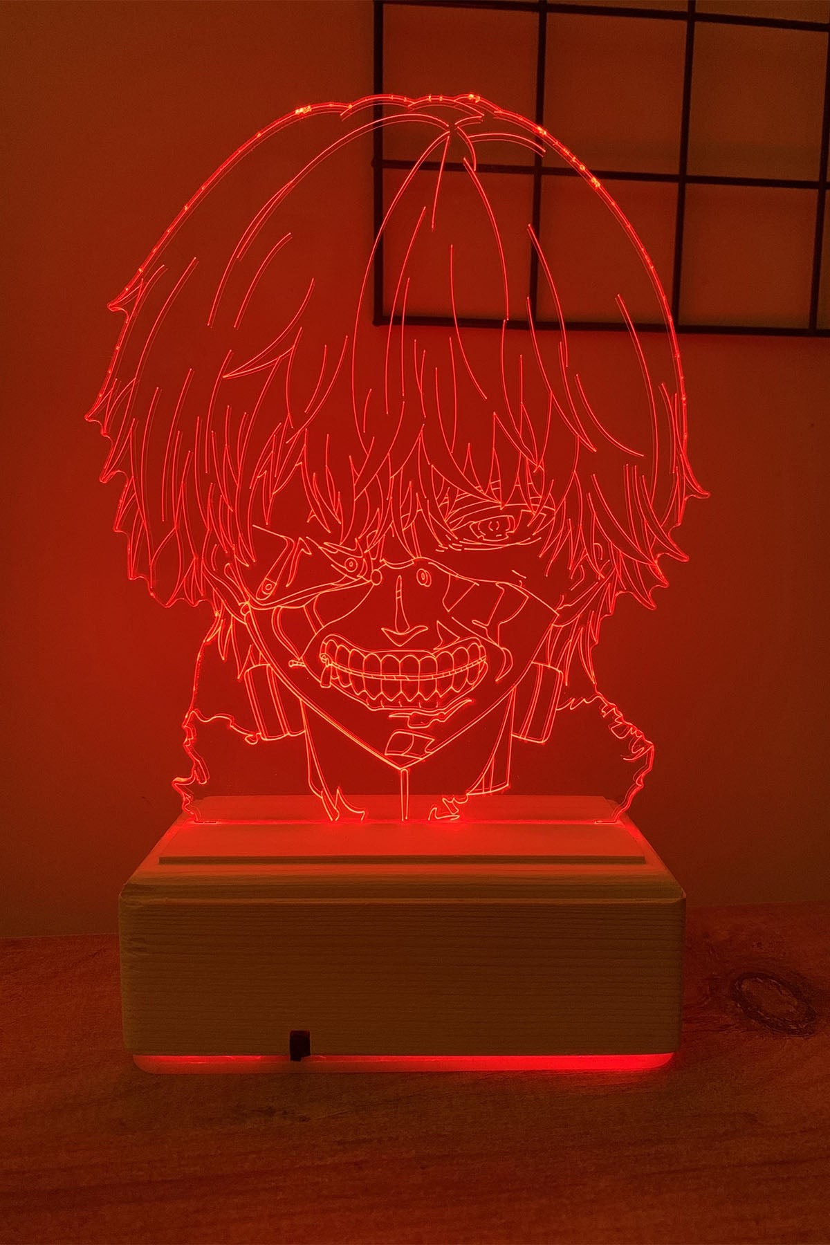 Tokyo Ghoul Ken Kaneki 16 Renk Gece Lambası