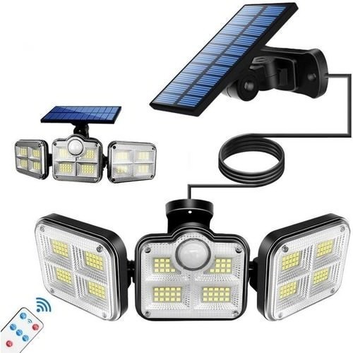 122 LED Solar 3 Modlu Bahçe Garaj Lambası