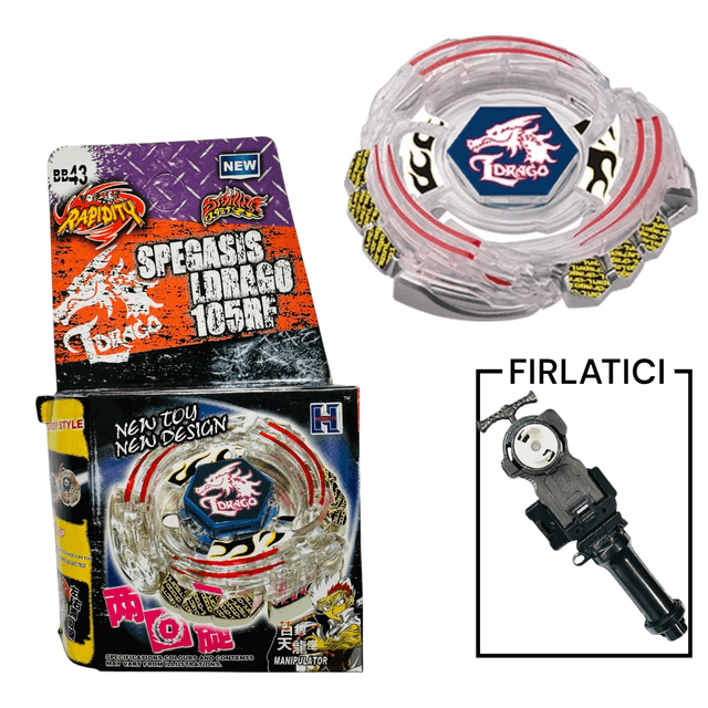 BEYBLADE BB43 Lightning L-Drago Metal Fusion 4D System