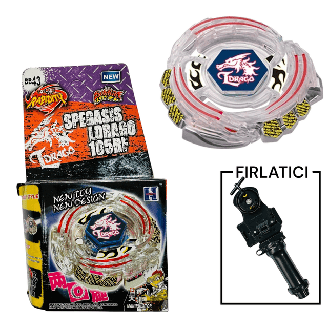 BEYBLADE BB43 Lightning L-Drago Metal Fusion 4D System