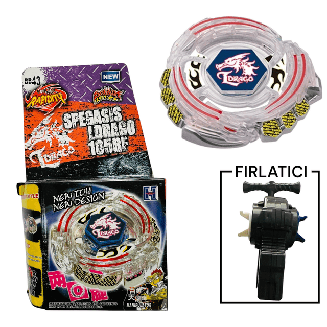 BEYBLADE BB43 Lightning L-Drago Metal Fusion 4D System