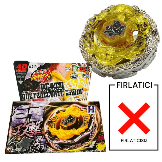BEYBLADE BB119 Death Quetzalcoatl Metal Fusion 4D System