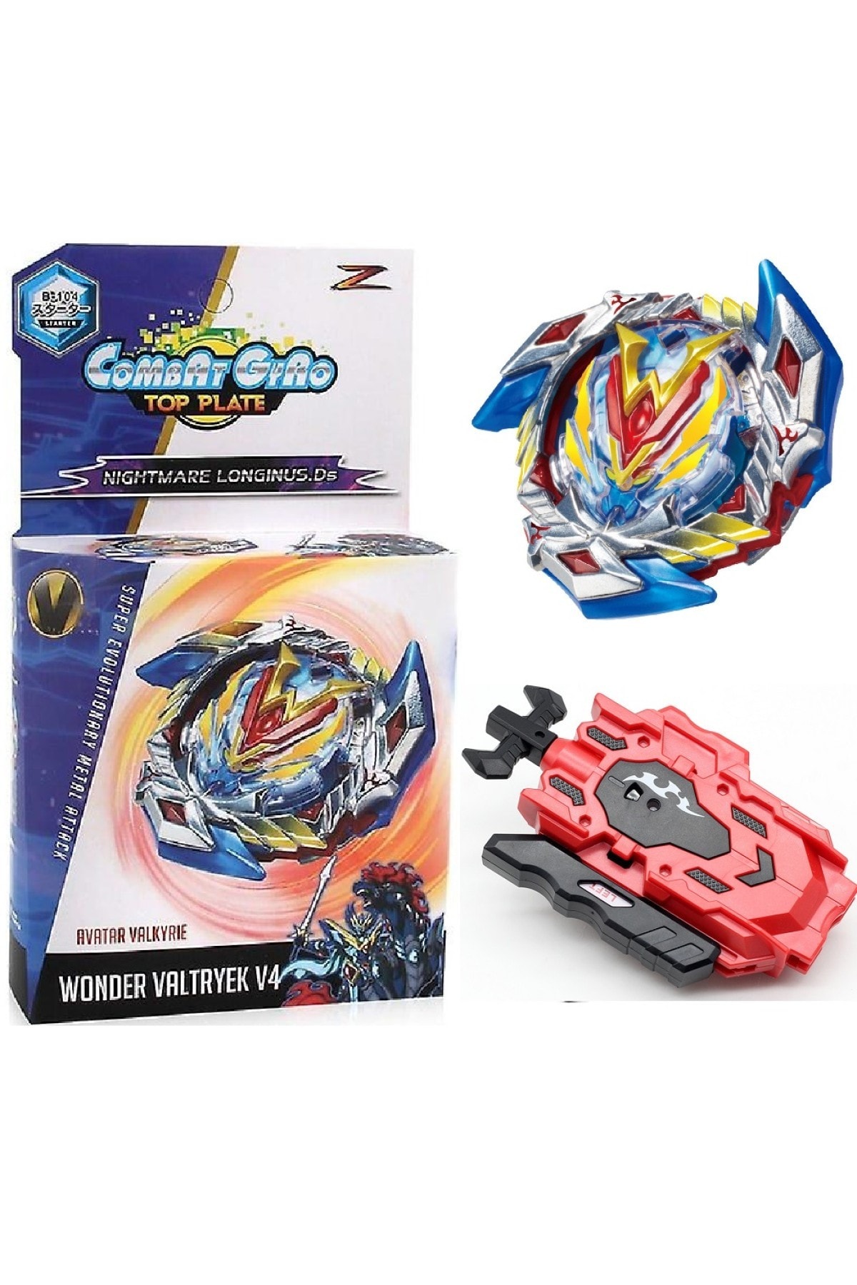 FLAME BURST B-104 Booster Winning Valkyrie 12 Volcanic BEYBLADE FIRLATICILI B10471582K