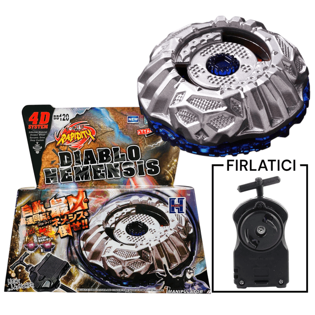 BEYBLADE BB120 Prototype Nemesis Metal Fusion 4D System