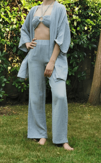 Buz Mavi Kimono M/L Beden