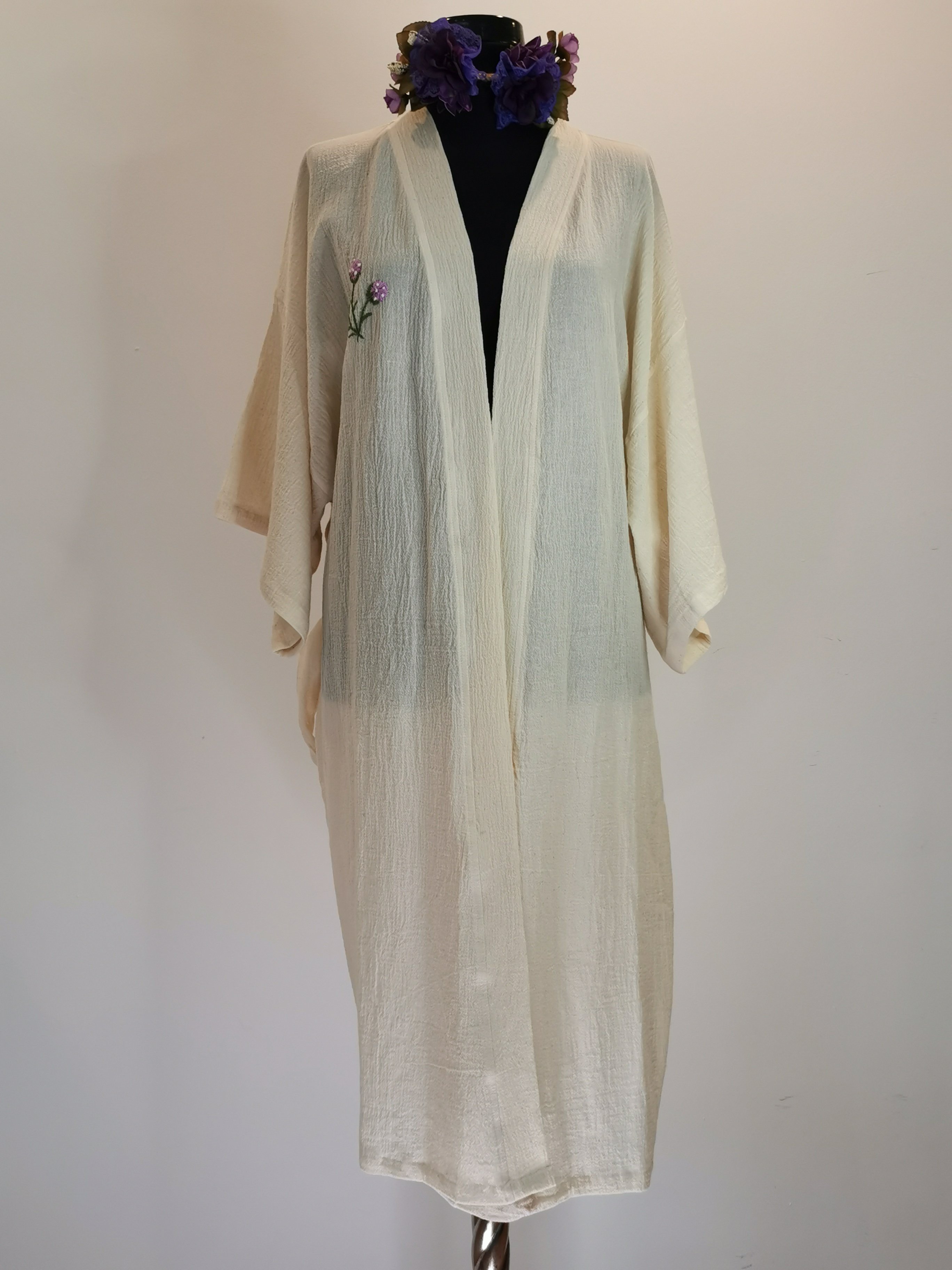 Şile Bezi Nakışlı Kaftan