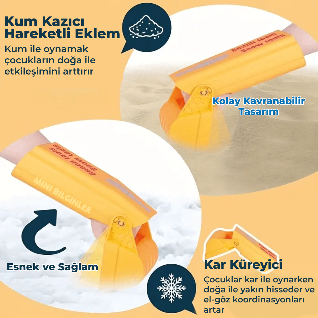 Giyilebilir Kum Kepçesi Yazlık Sahil Oyuncağı