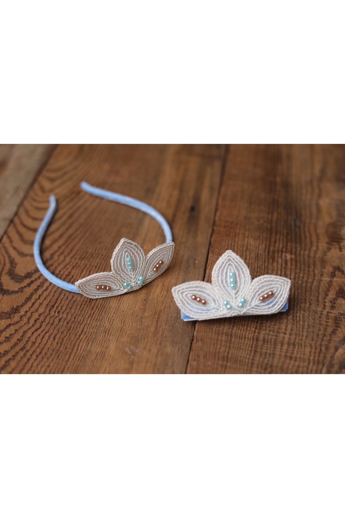 Princess Blue Crown-clip Set (Special Design Hair Accessory)