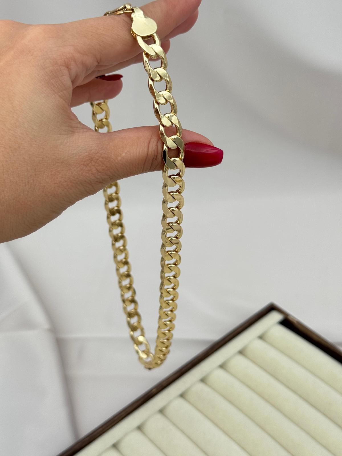 Xuping Kalın Zincir Gurmet Kolye 50 cm Gold Renk