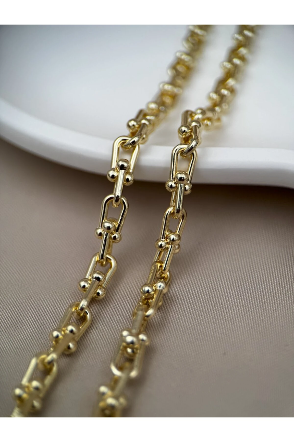 Gold Renk 50+5CM Ayarlanabilir Tiffany Kolye