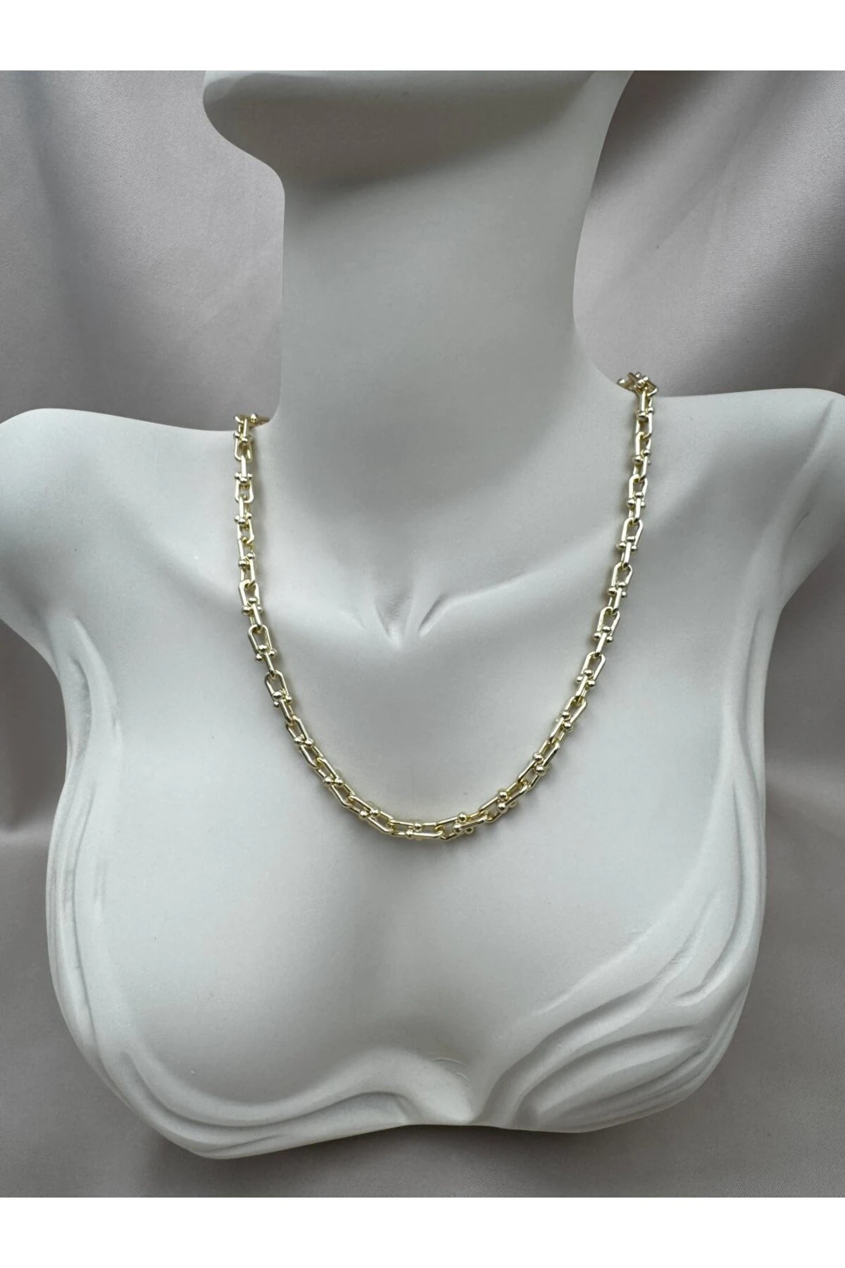 Gold Renk 50+5CM Ayarlanabilir Tiffany Kolye