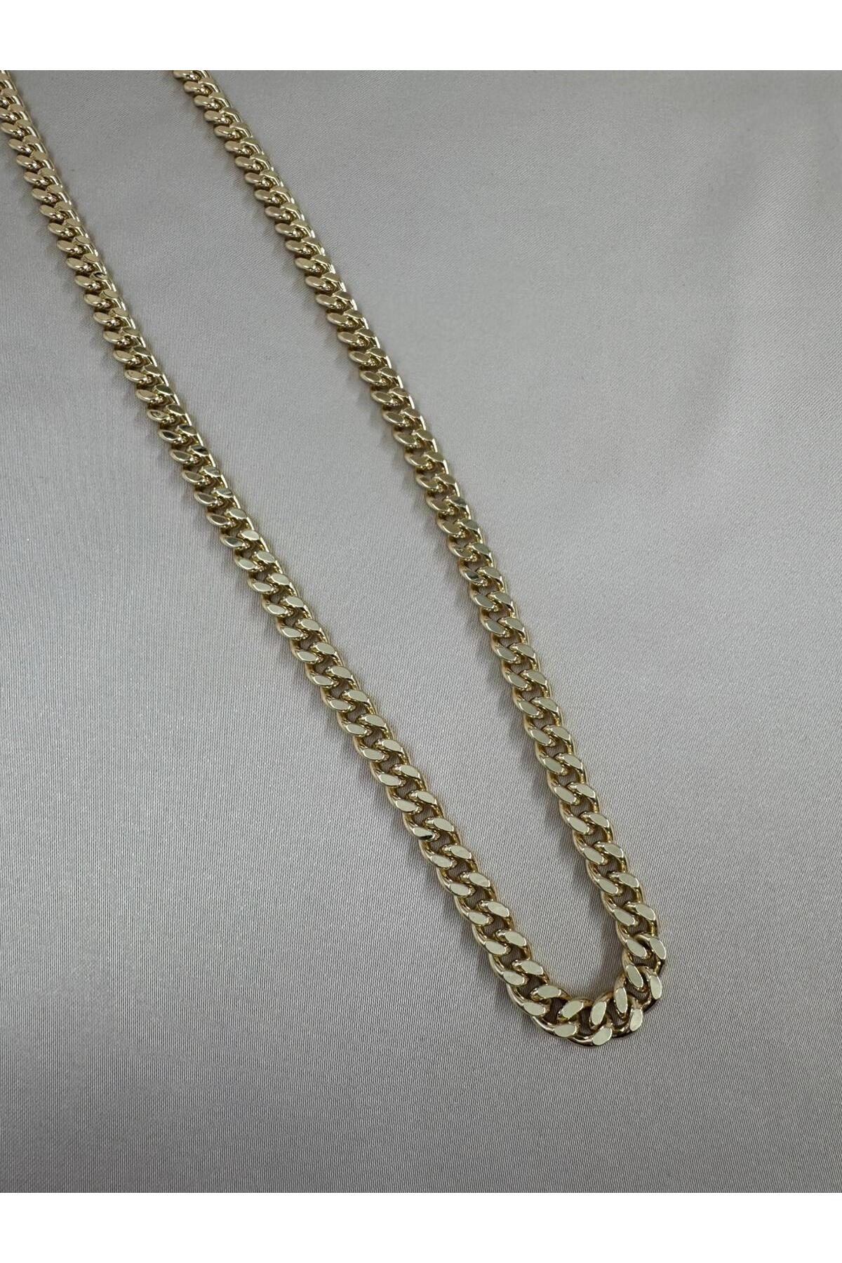 Gurmet Çelik Zincir Gold Renk Kolye 60CM