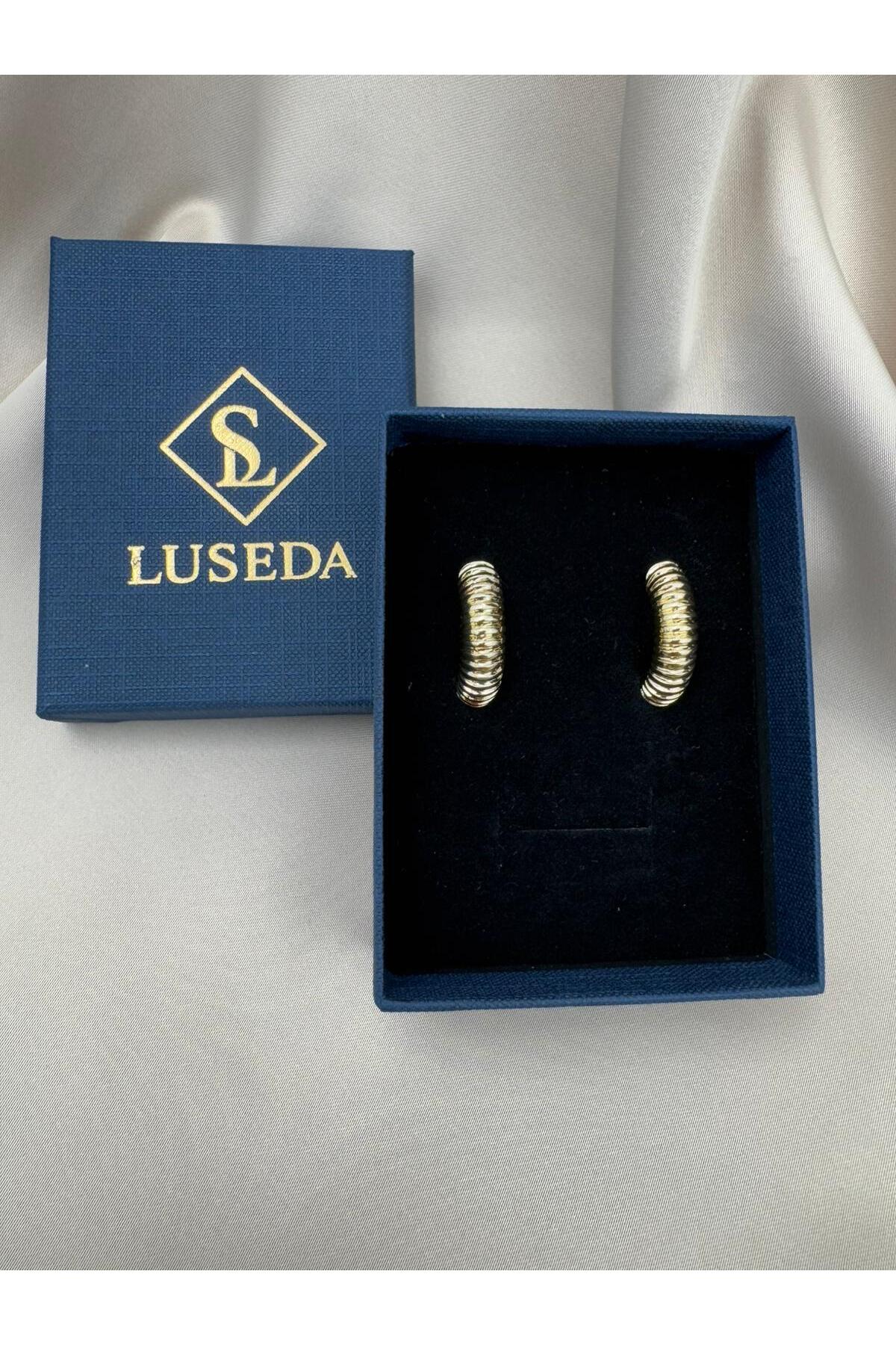 Altın Kaplama VİP Halka Küpe