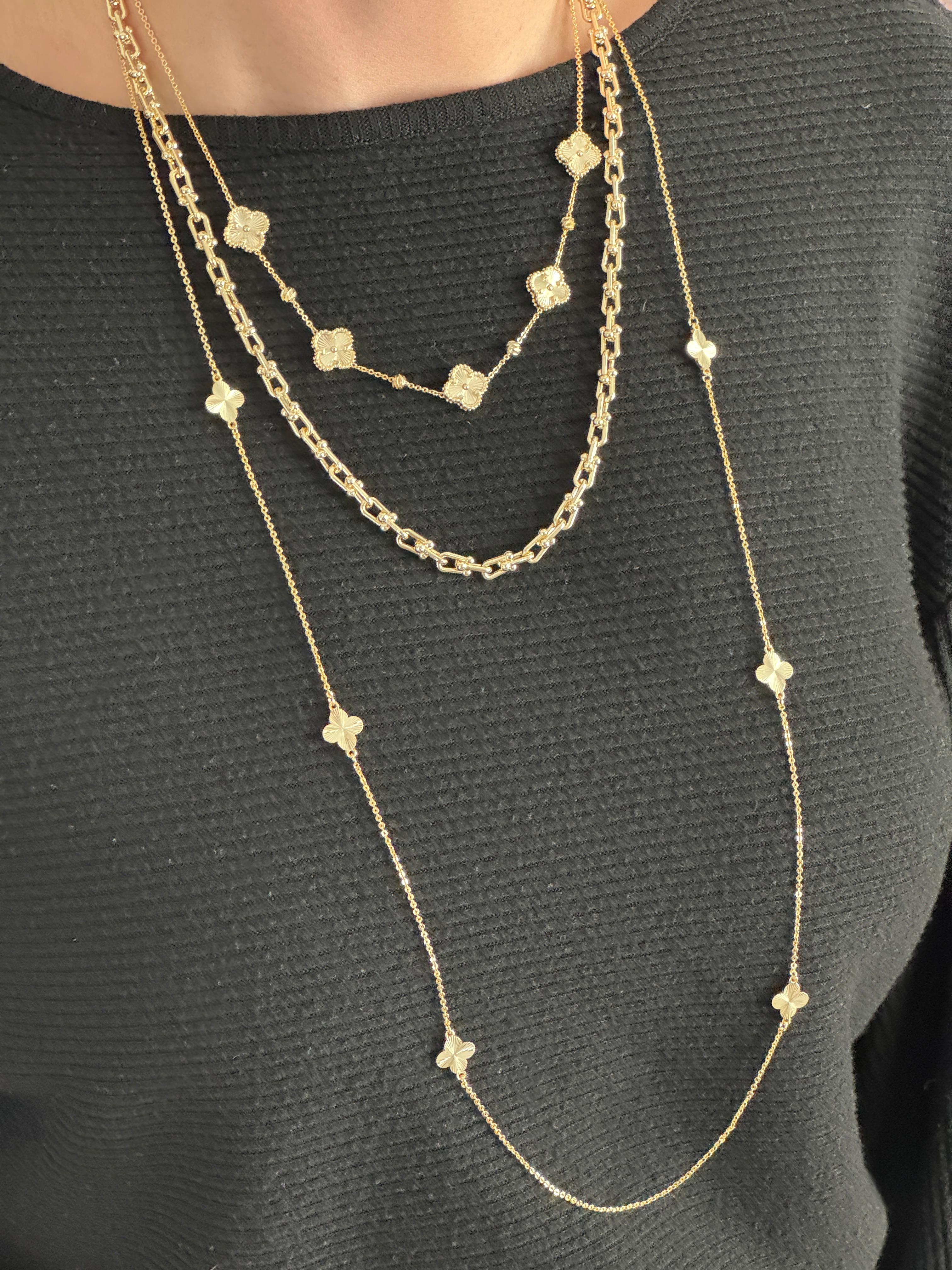 Tiffany & Yonca Detaylı Premium Üçlü Kolye Kombini