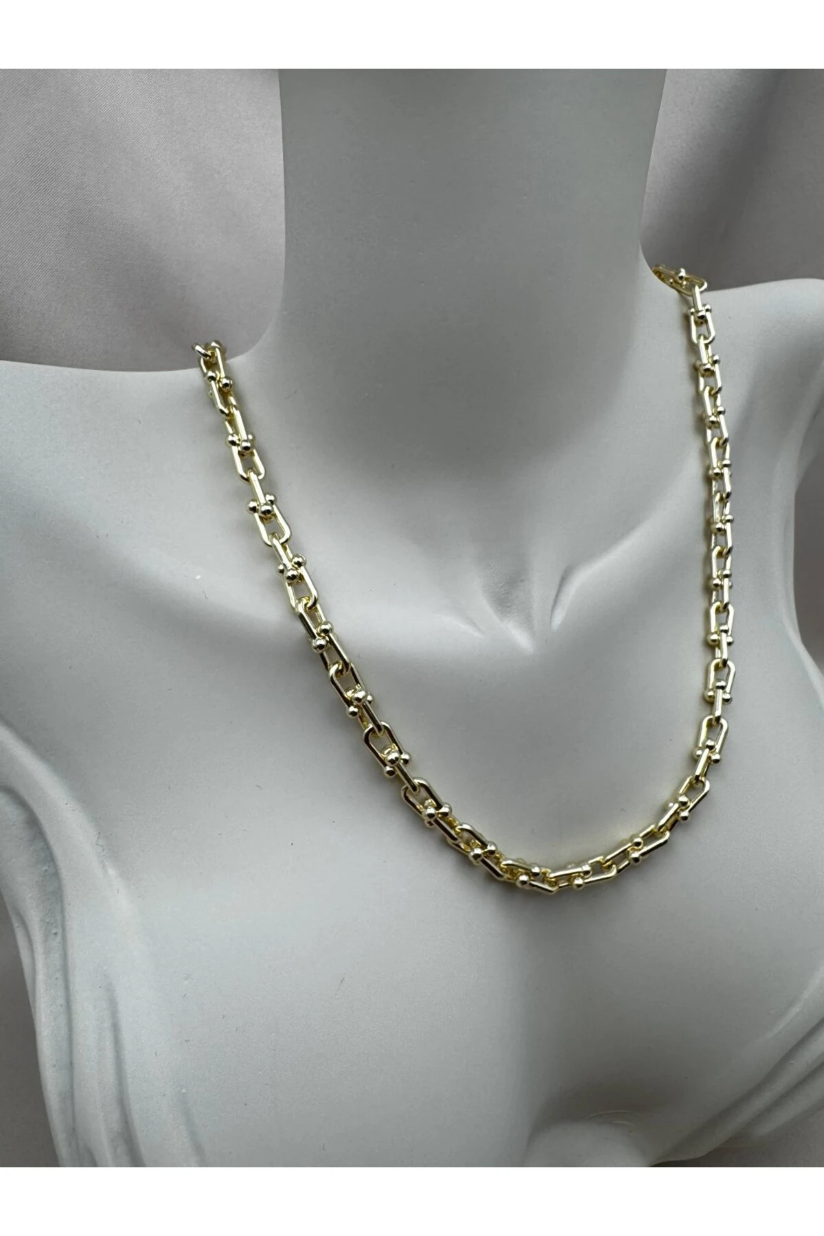 Gold Renk 50+5CM Ayarlanabilir Tiffany Kolye