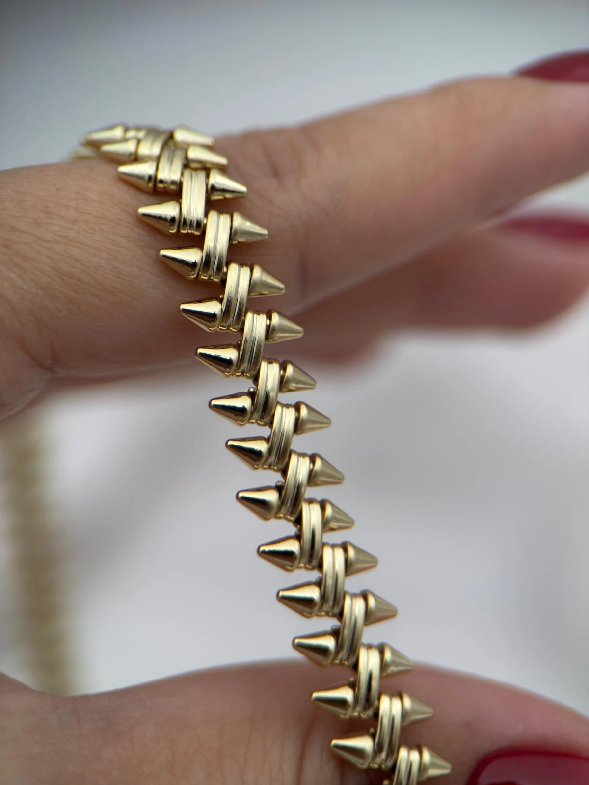 Xuping Cartier Örgü Detaylı 50 cm Çivi Kolye