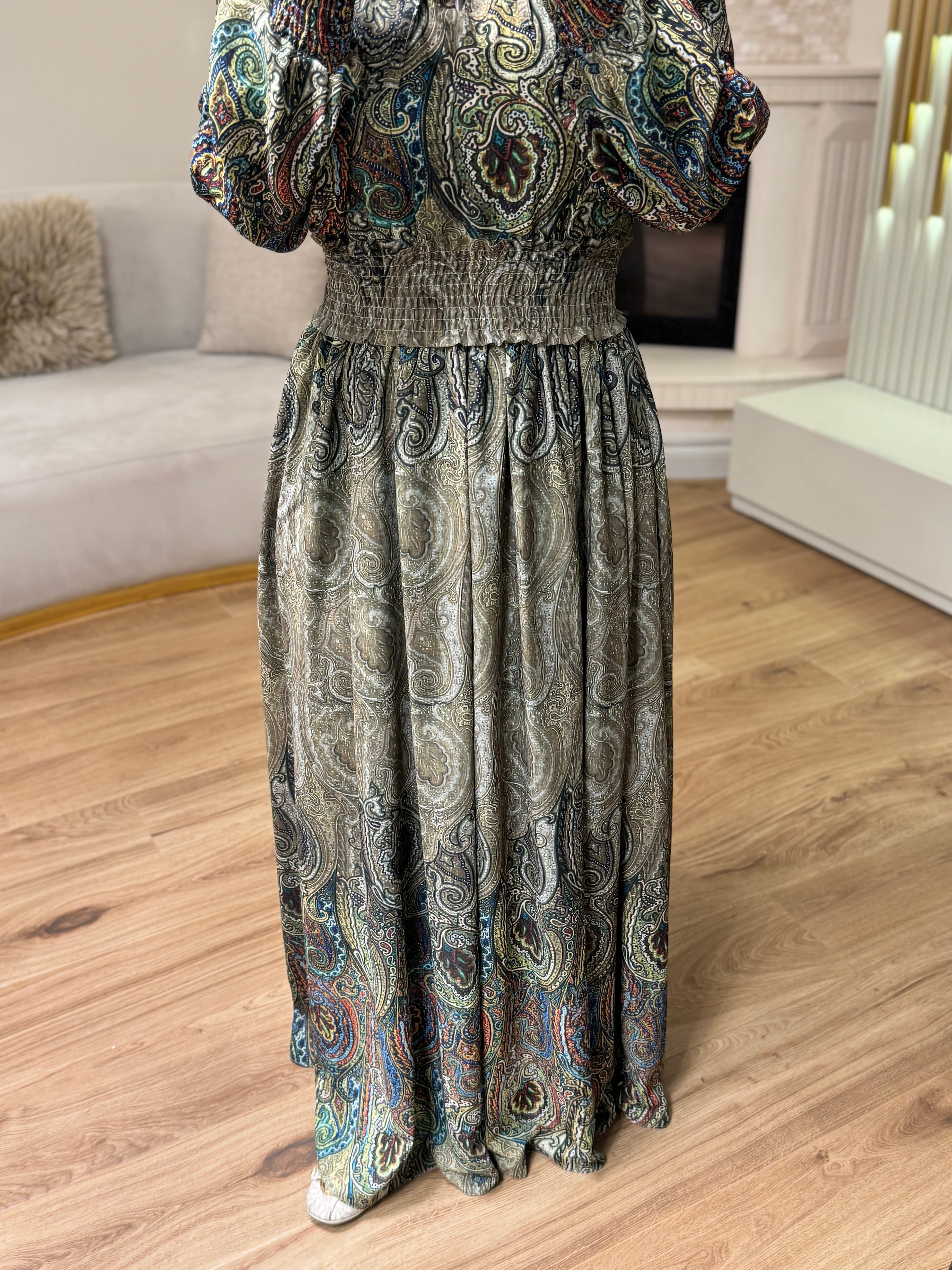 VİOLET DRESS YEŞİL