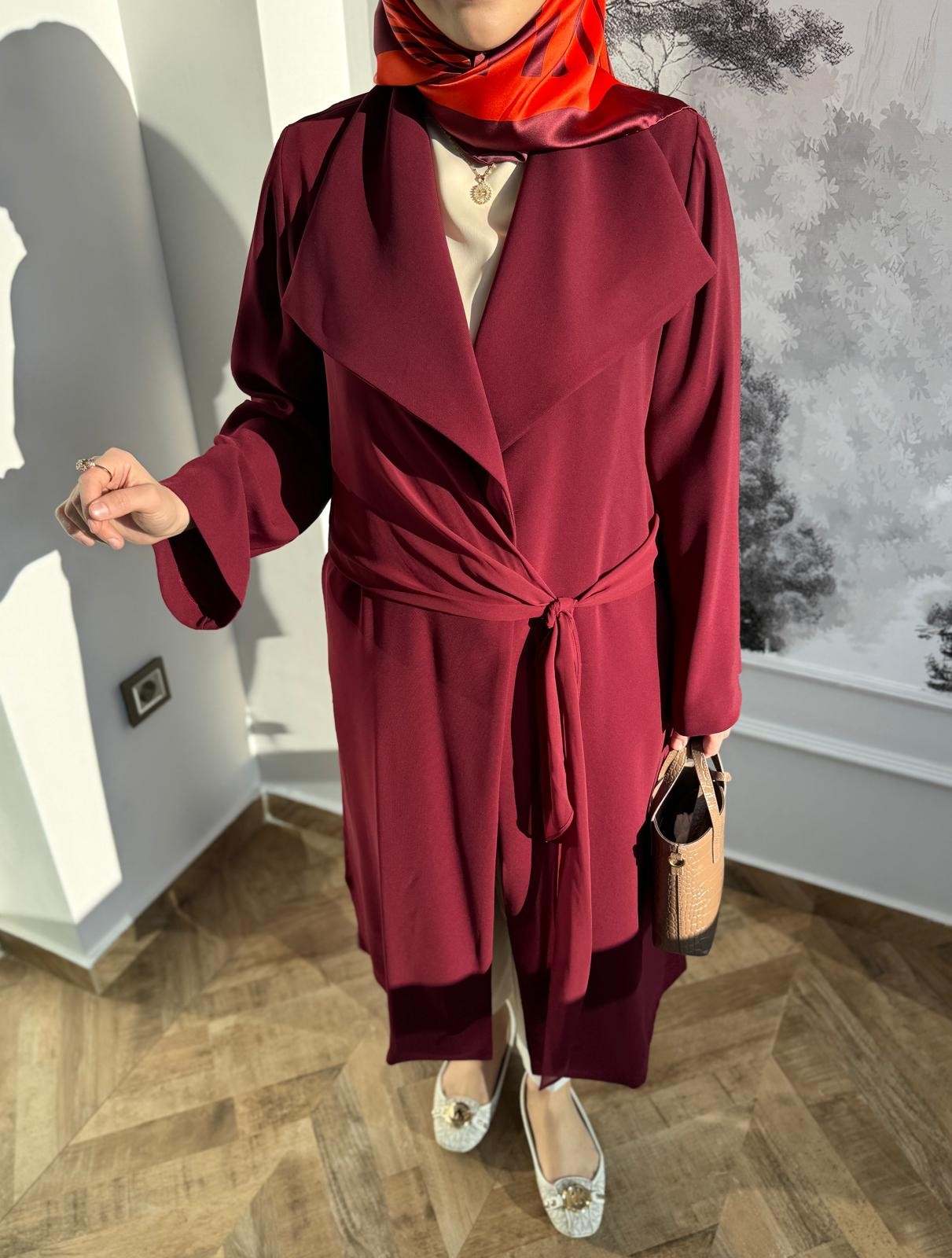 MİLA CEKET BORDO