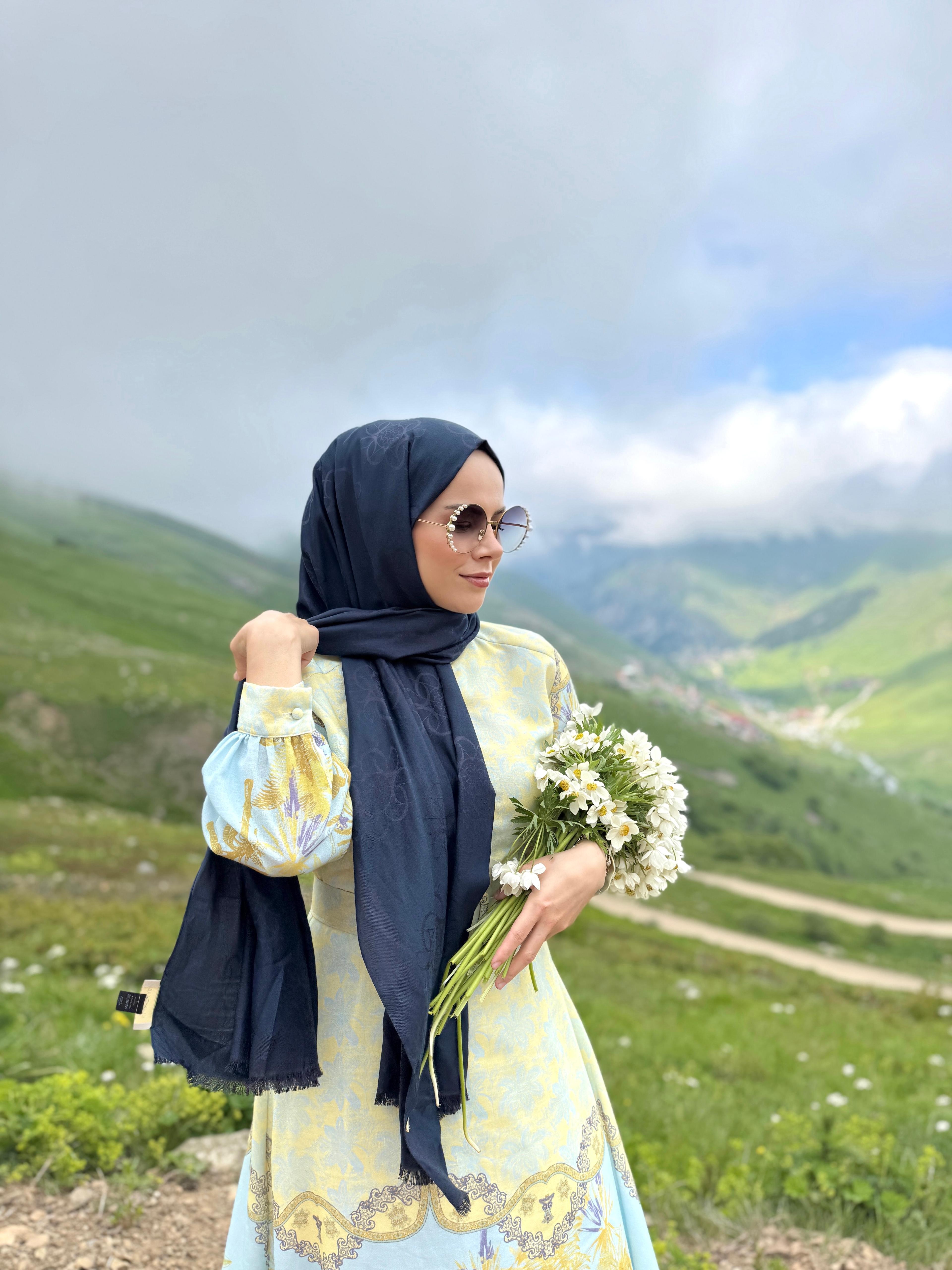 KETEN FLORA DRESS SARI
