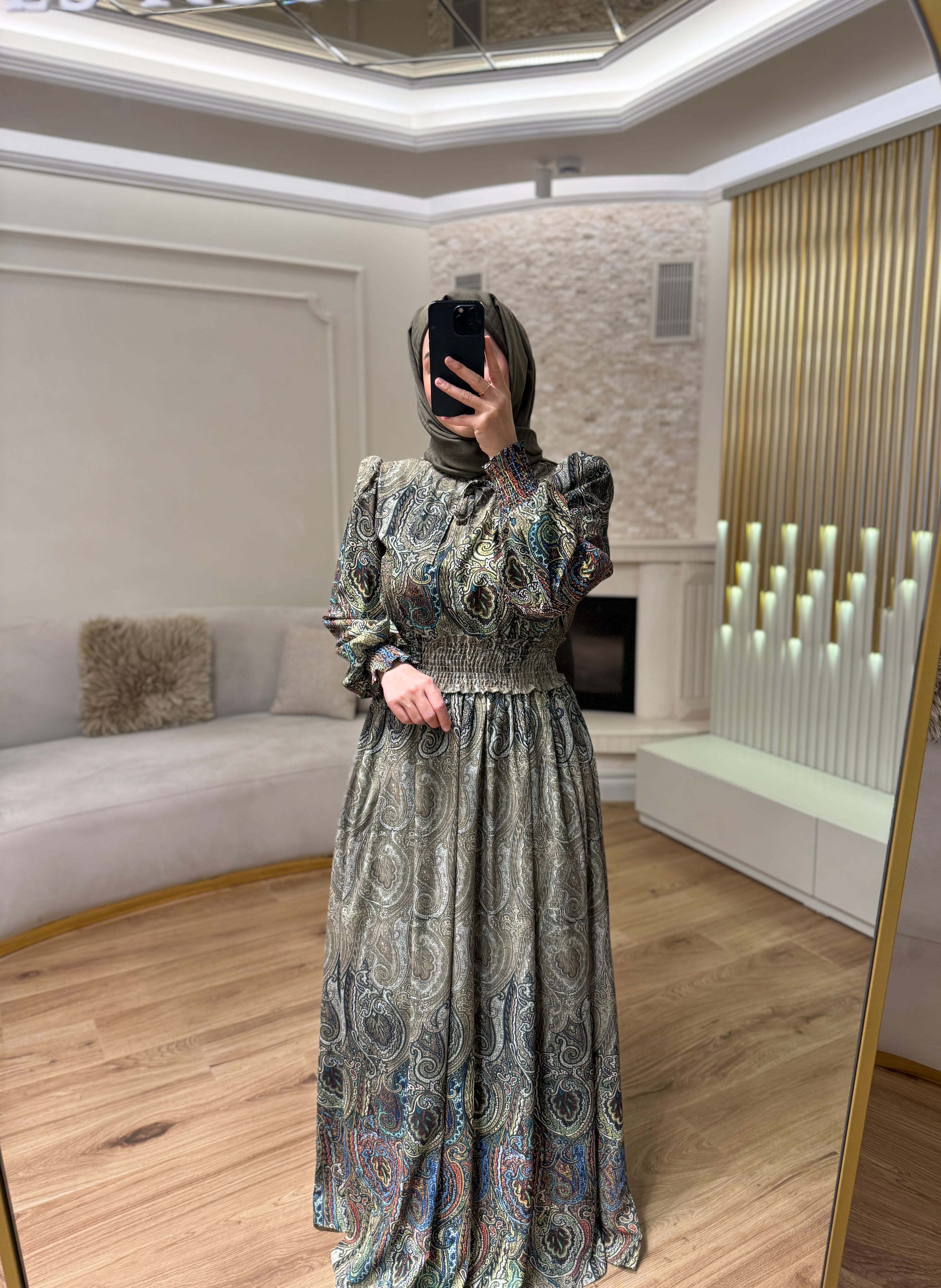 VİOLET DRESS YEŞİL