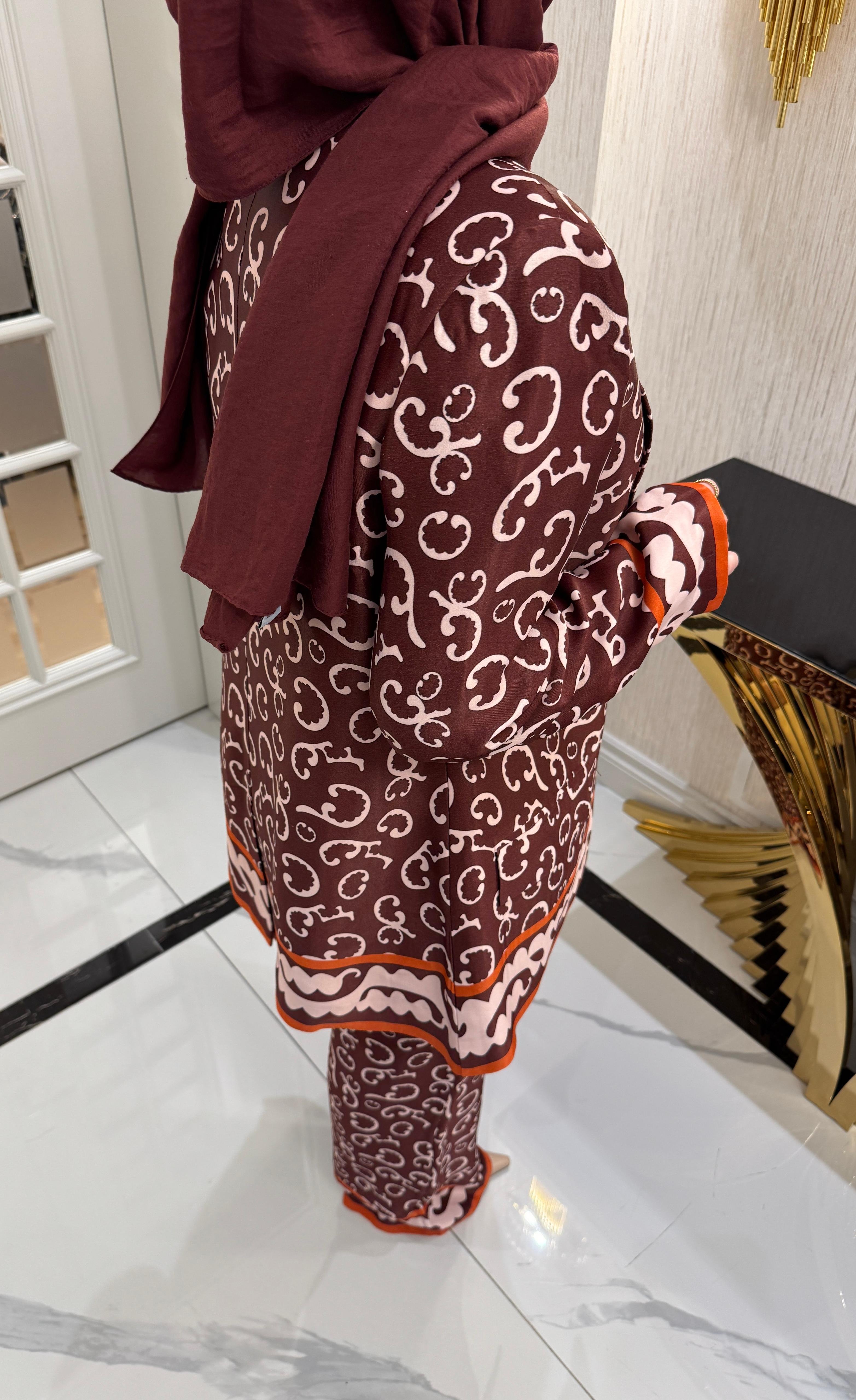 %100 VİSKON 3'LÜ BLAZER TAKIM BORDO