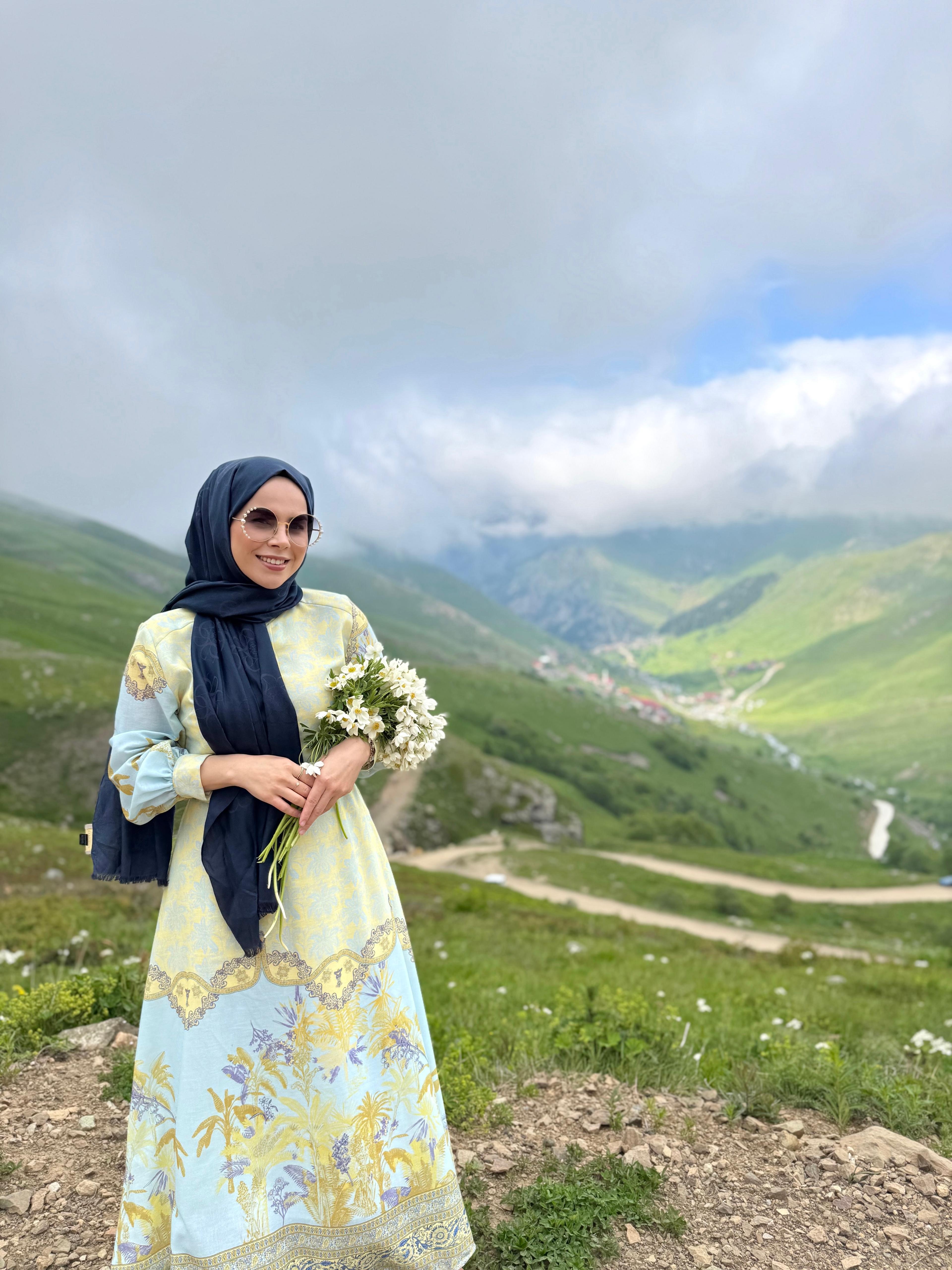 KETEN FLORA DRESS SARI