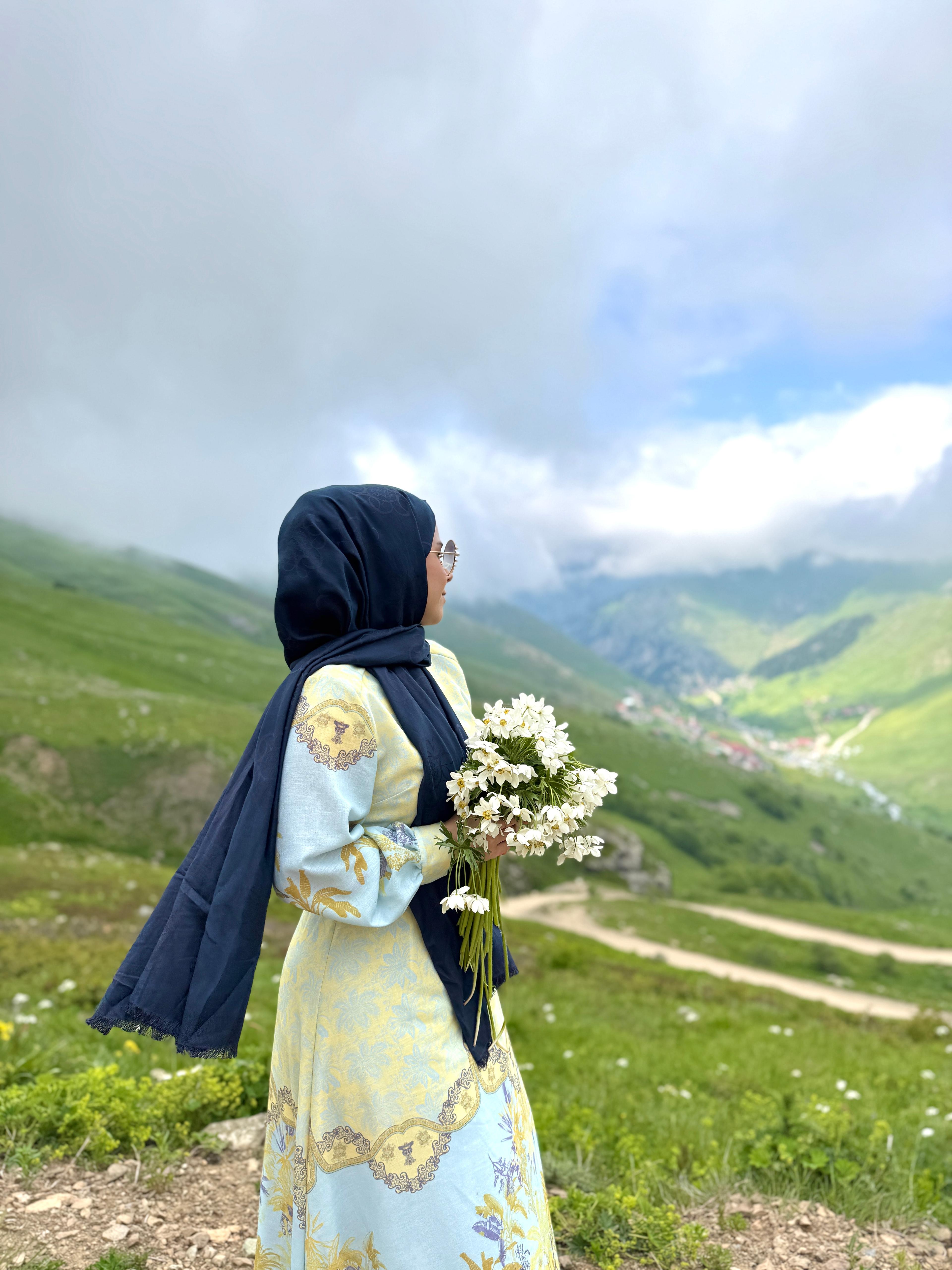 KETEN FLORA DRESS SARI
