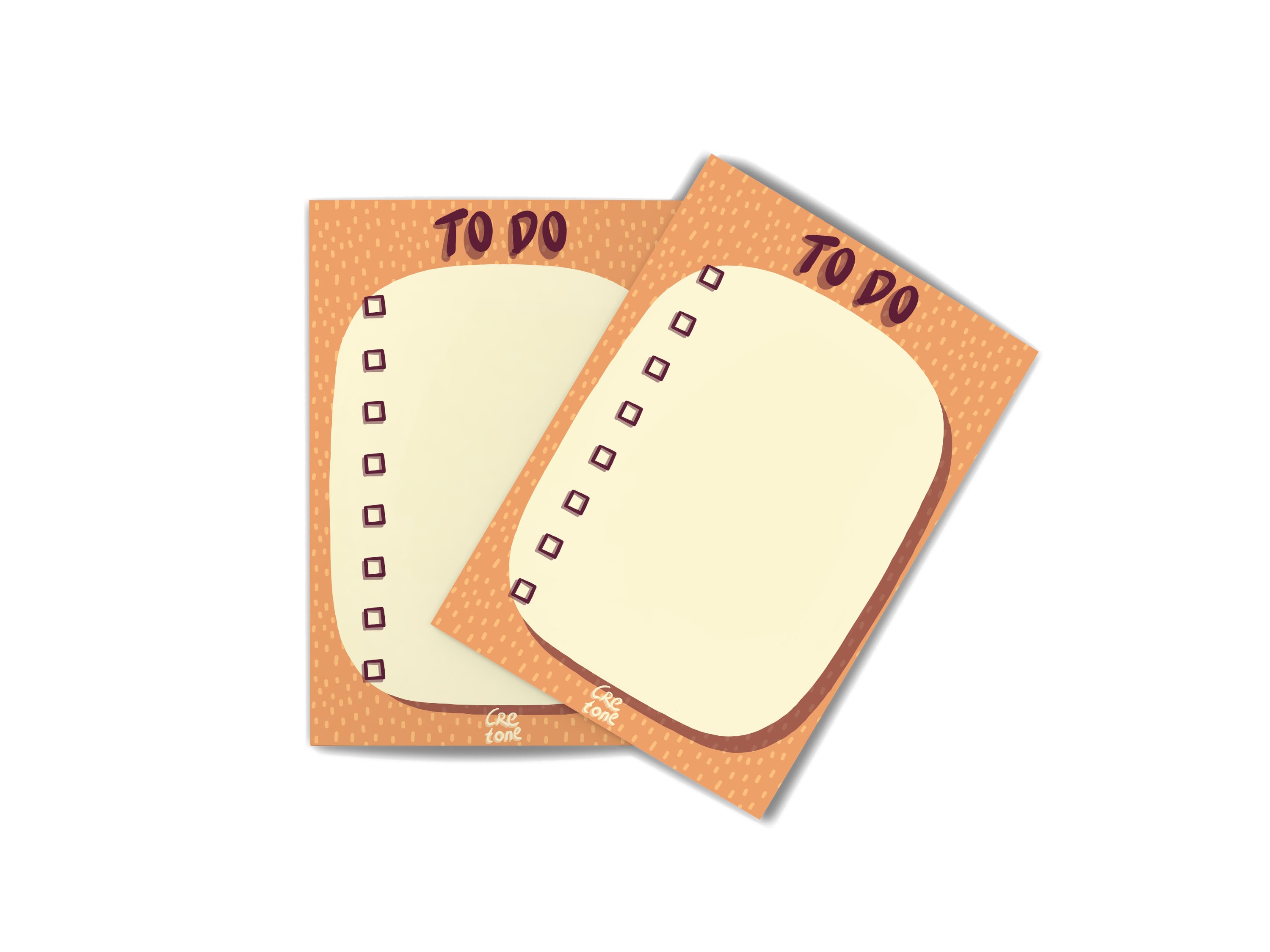 To Do List Notepad - Yapılcaklar Listesi - Kahverengi