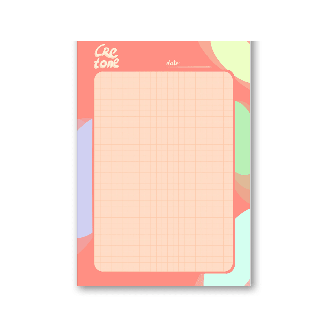 Pastel Renkli Notepad - Defter