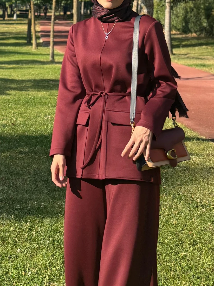 Sienna Bordo Kadın Takım