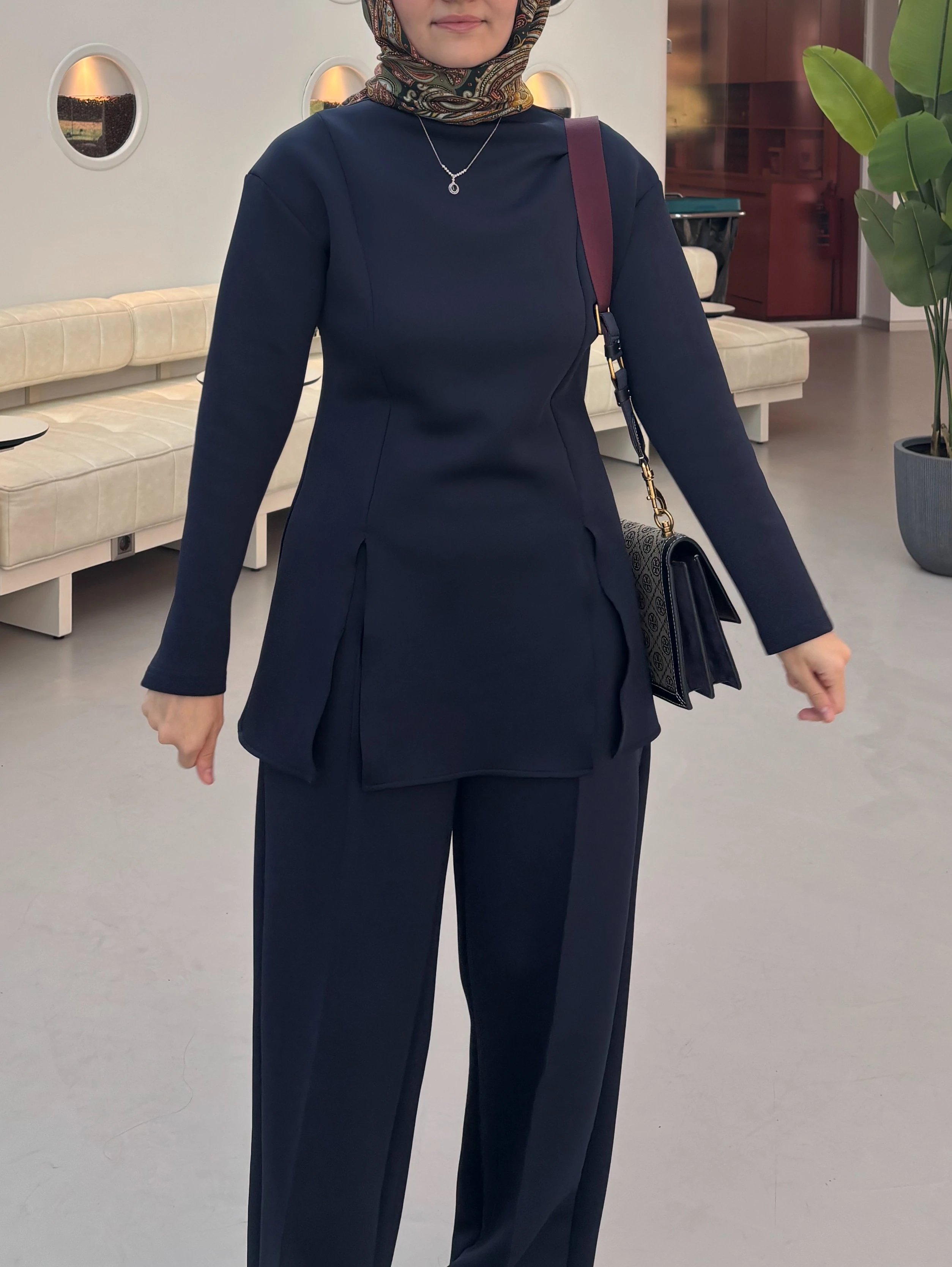 Classy Lacivert Scuba Takım