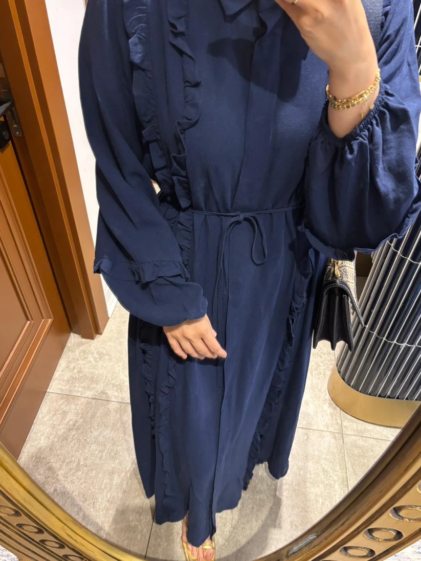 Terra Lacivert Kadın Elbise