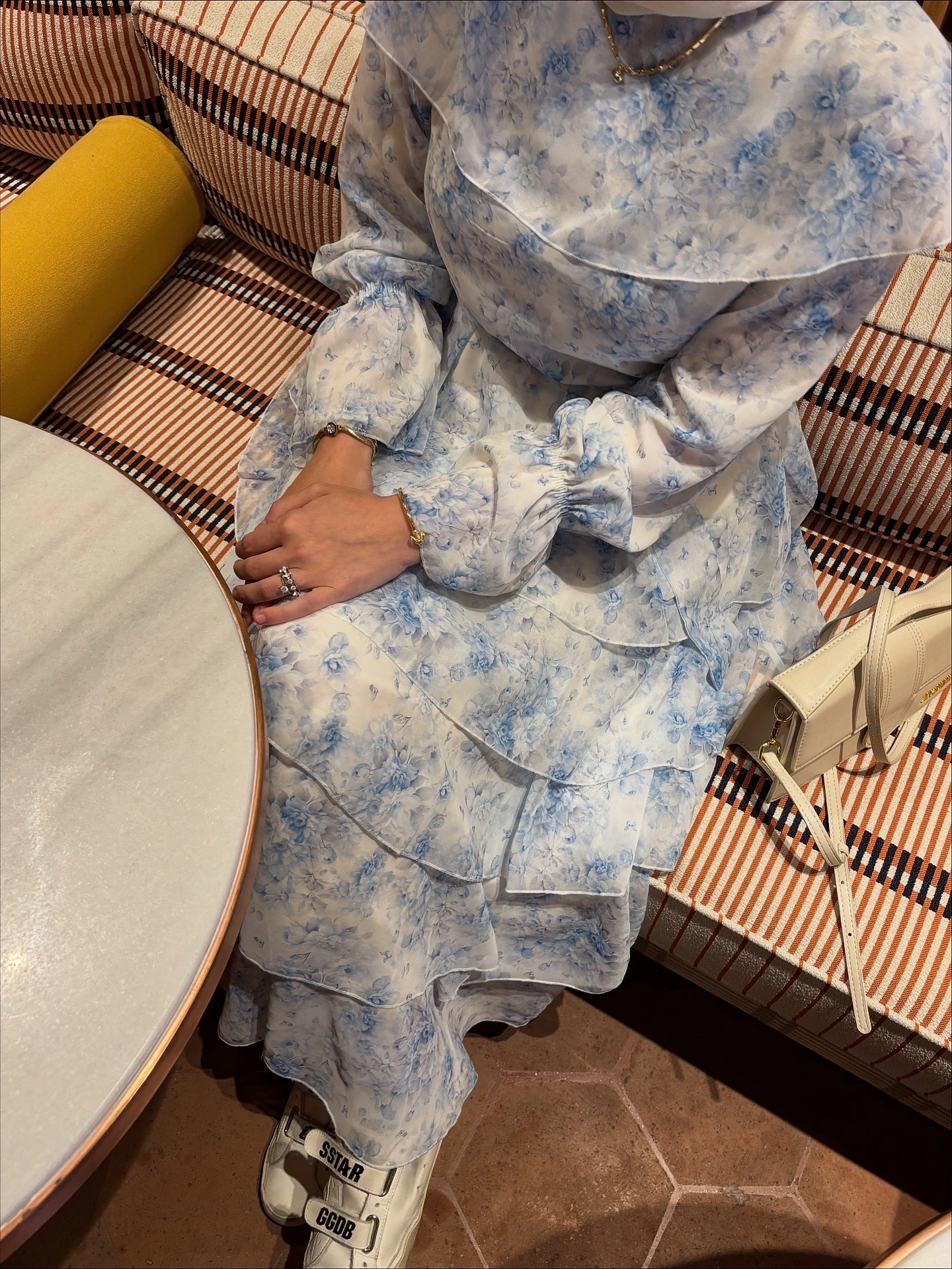 Flora Mavi Kadın Elbise