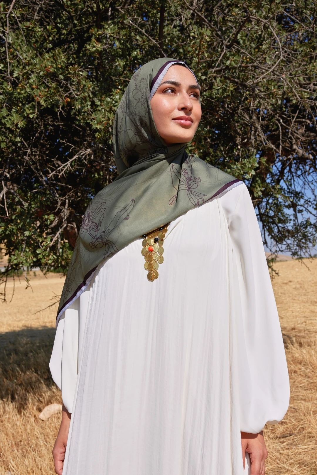 يكتا نمط شال الحرير ساكورا