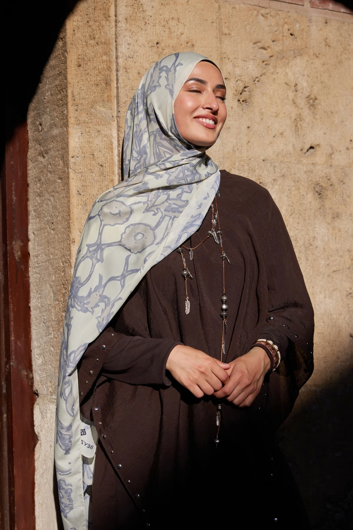 يارين نمط شال الحرير ساكورا