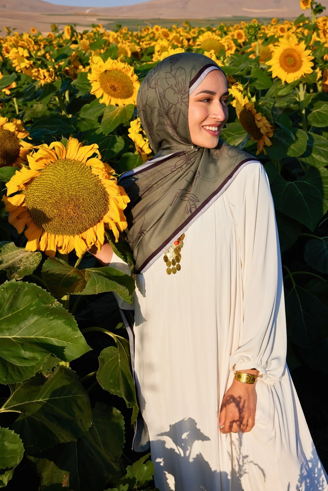 يكتا نمط شال الحرير ساكورا