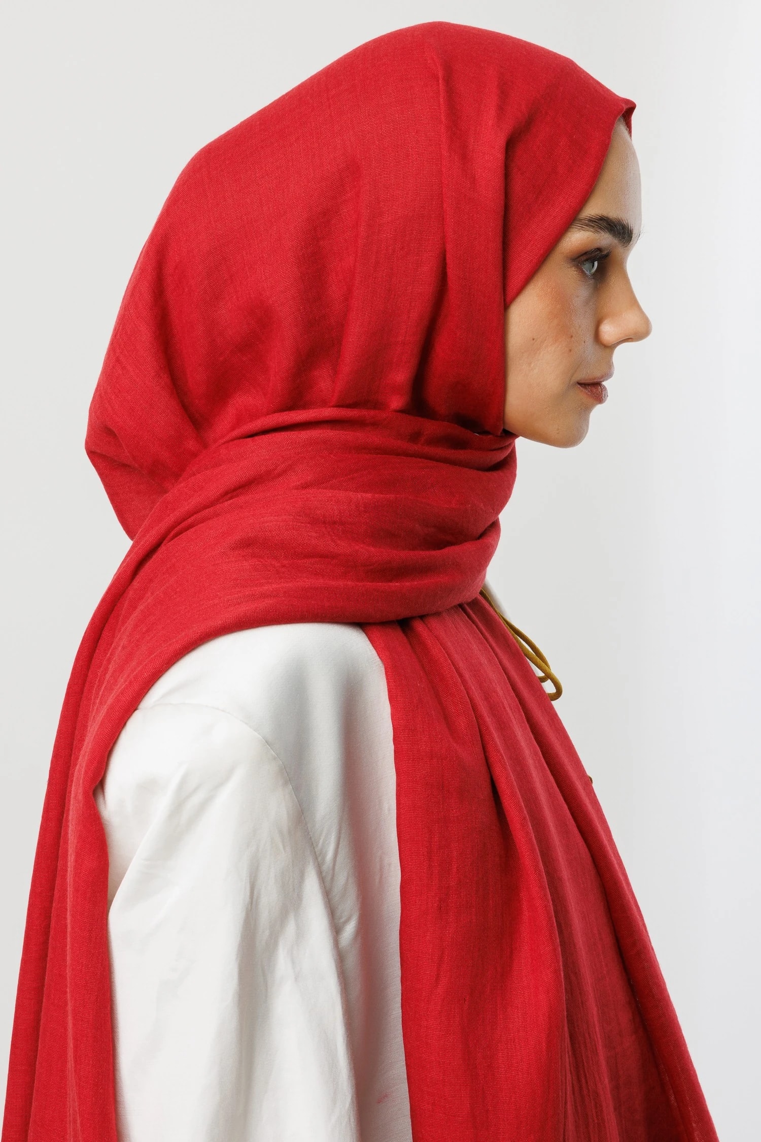 شال دبي - أحمر كلاريت