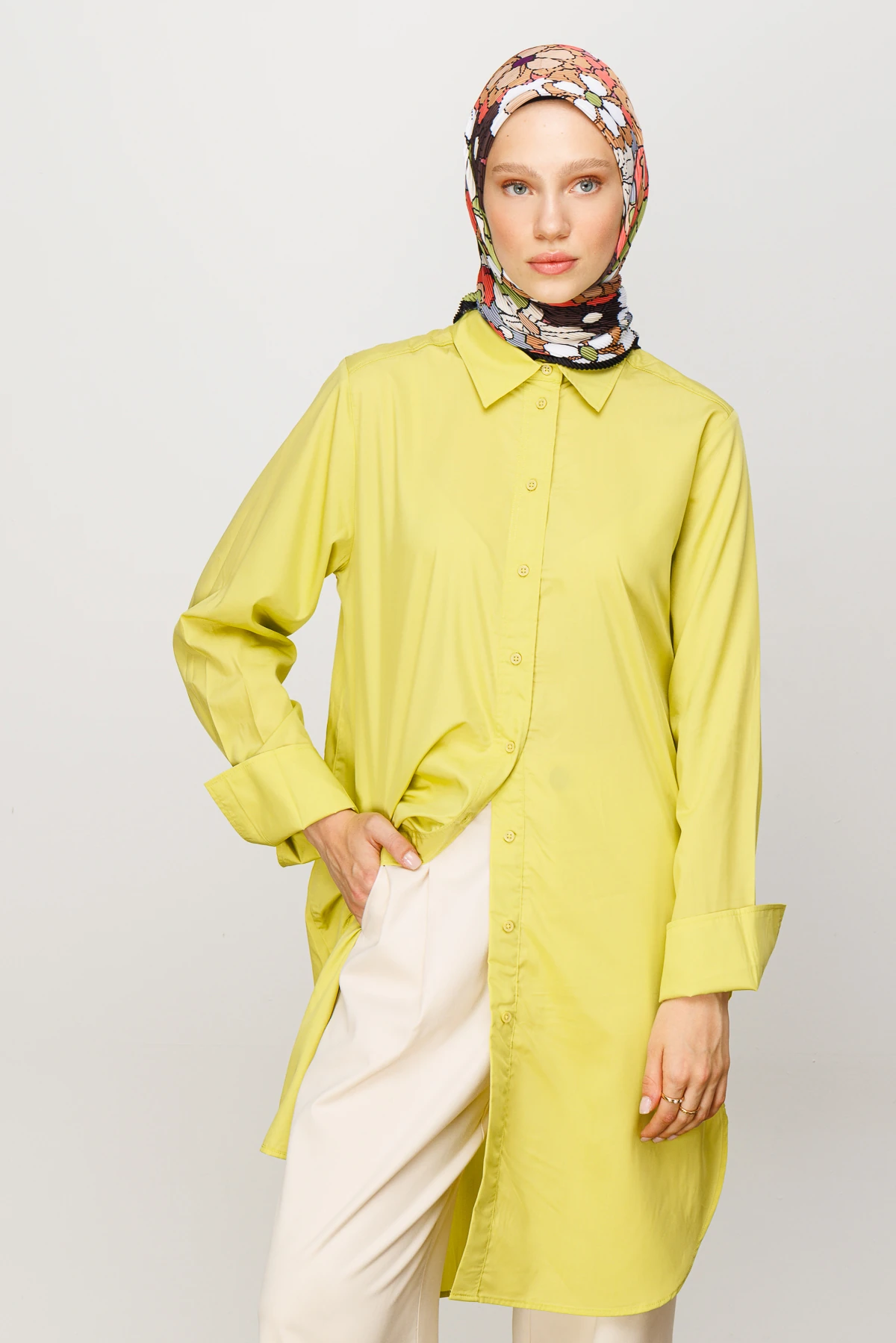 وشاح مطوي بنمط عاشق