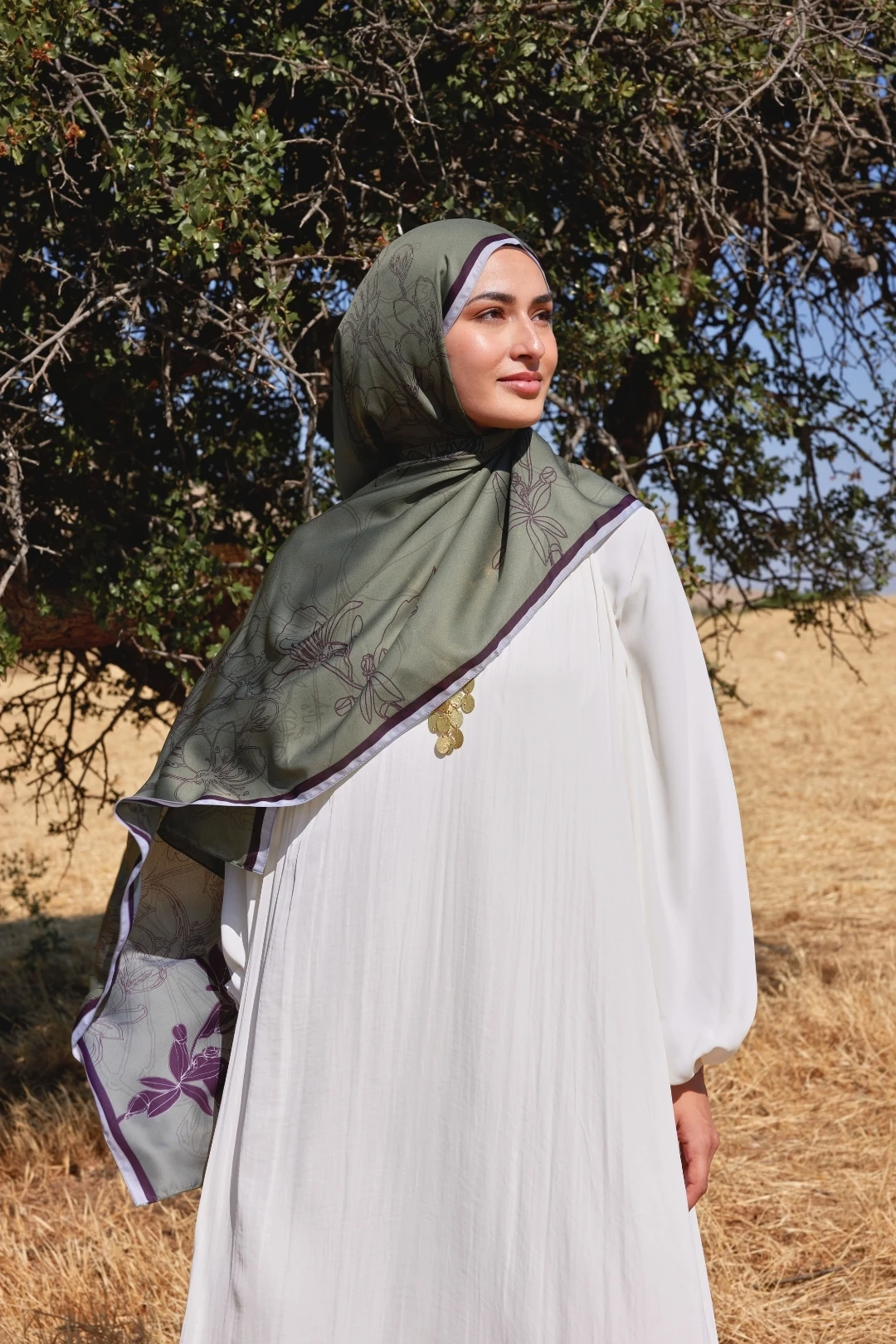 يكتا نمط شال الحرير ساكورا