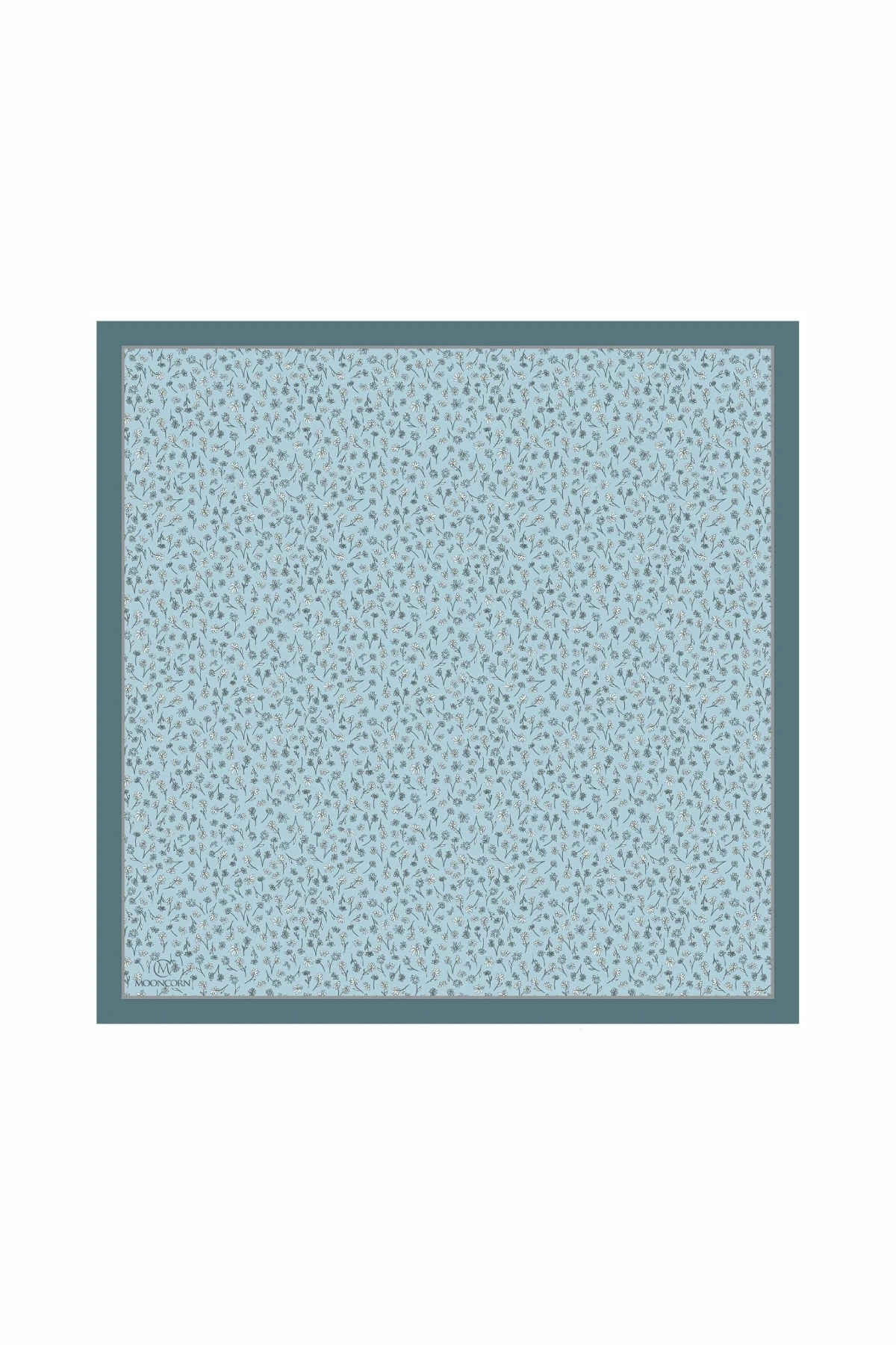 وشاح قطني بنقشة بسيطة