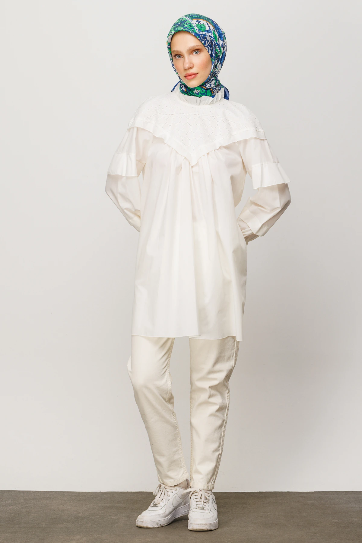 وشاح ناعم رقمي بنقشة 40 رقعة