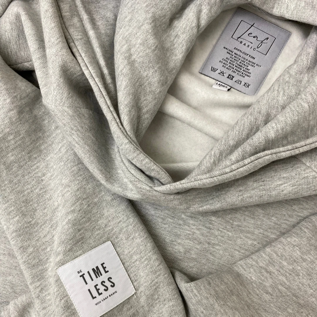 Outlet Kadın Gri Hoodie