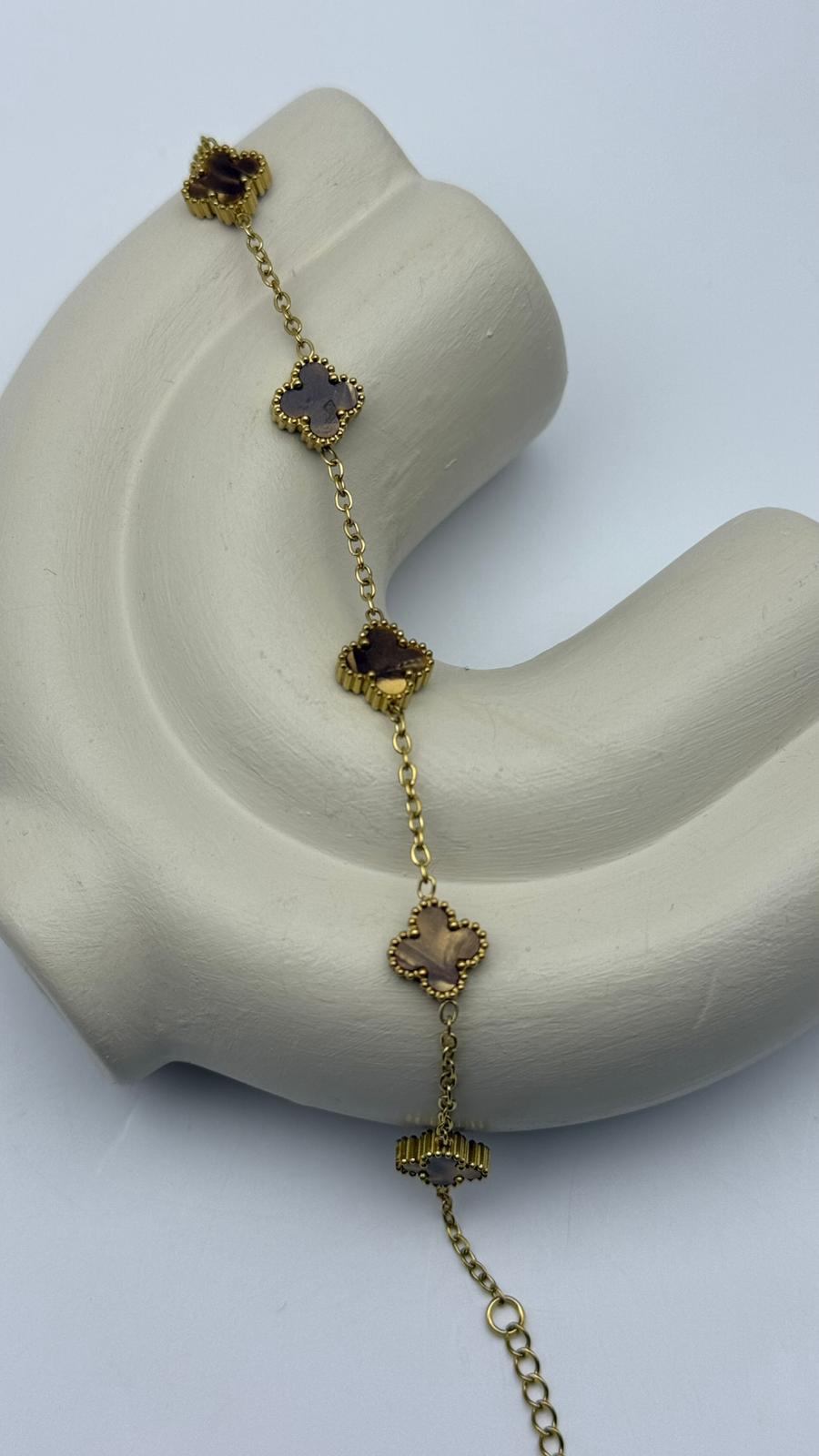 Çelik Yonca Bileklik