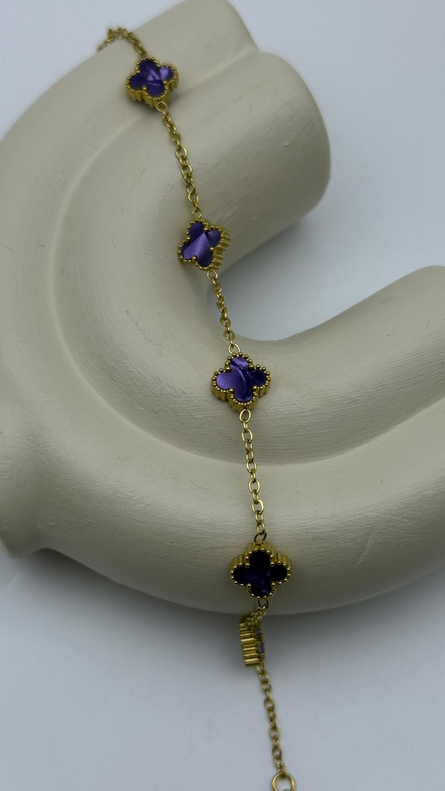 Çelik Yonca Bileklik