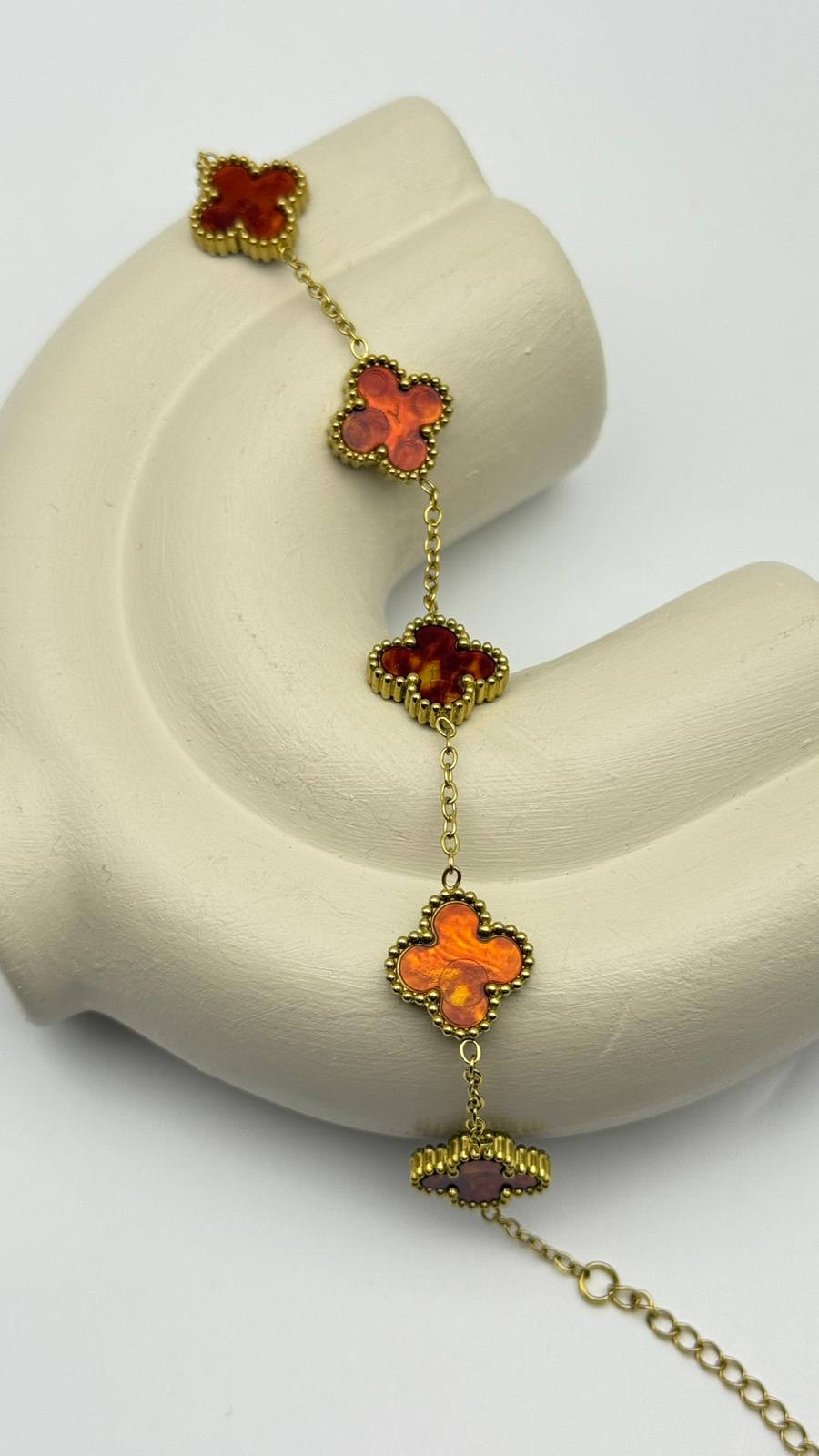 Çelik Yonca Bileklik